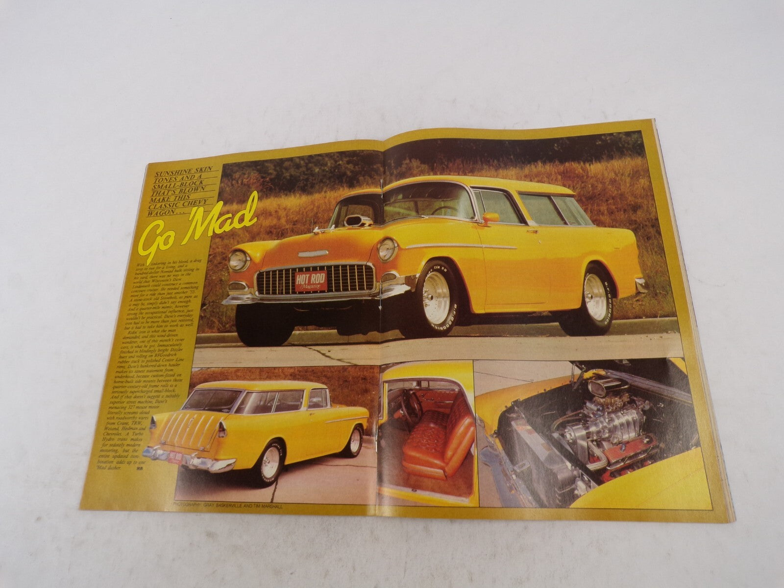 January 1980 Hot Rod Magazine Chevy Nomads 55-57 Worlds Wildest Wagons