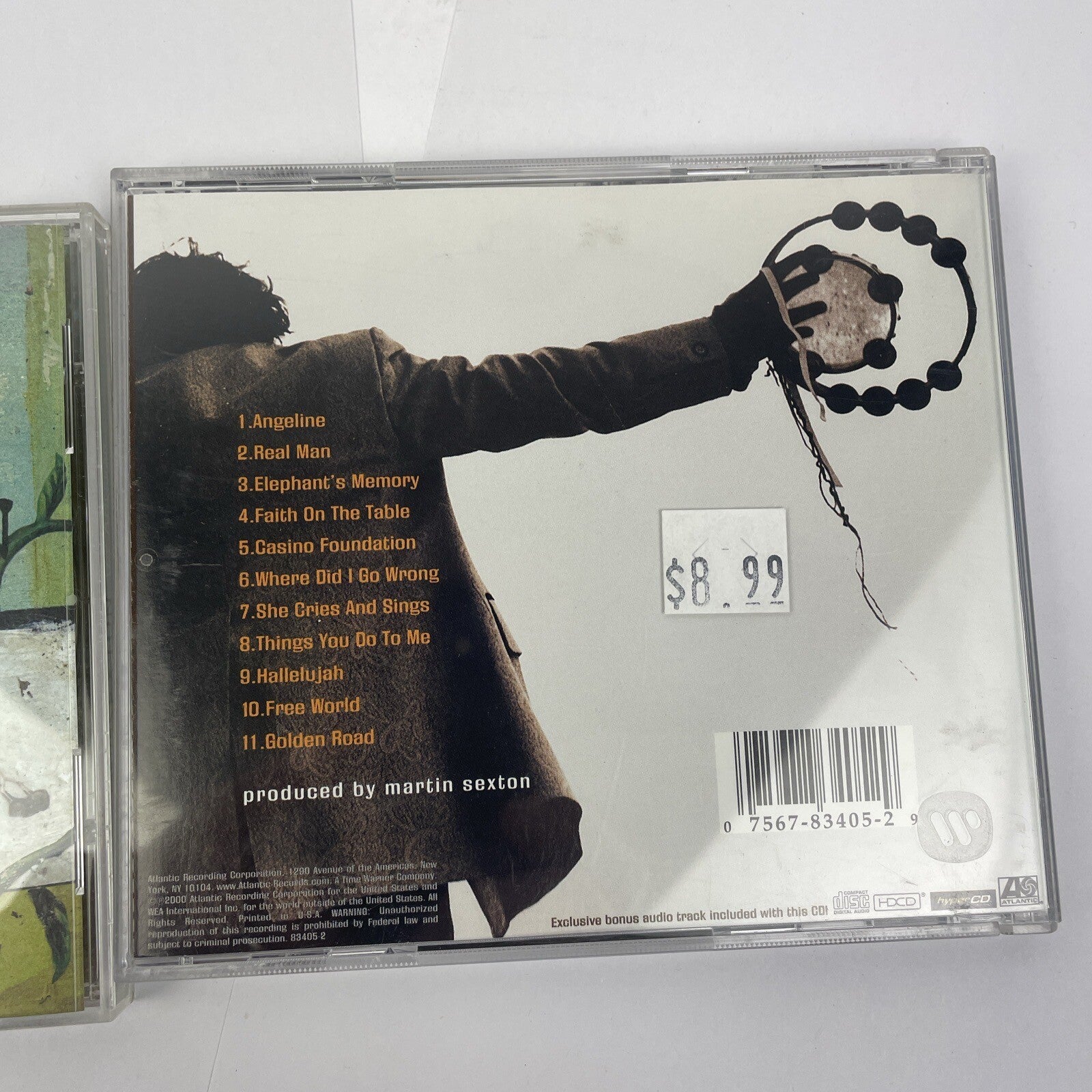 2 x Martin Sexton CD Lot WONDERBAR 2000 + The American 1998 Atlantic Records S