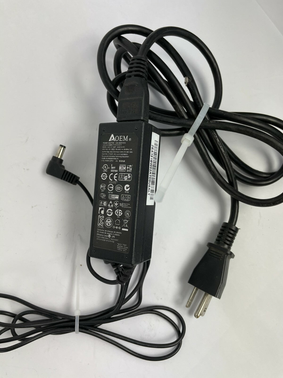 Genuine A Tech OEM PSM08VADJ Output 19 V 1.58 A Power Supply Adapter A63