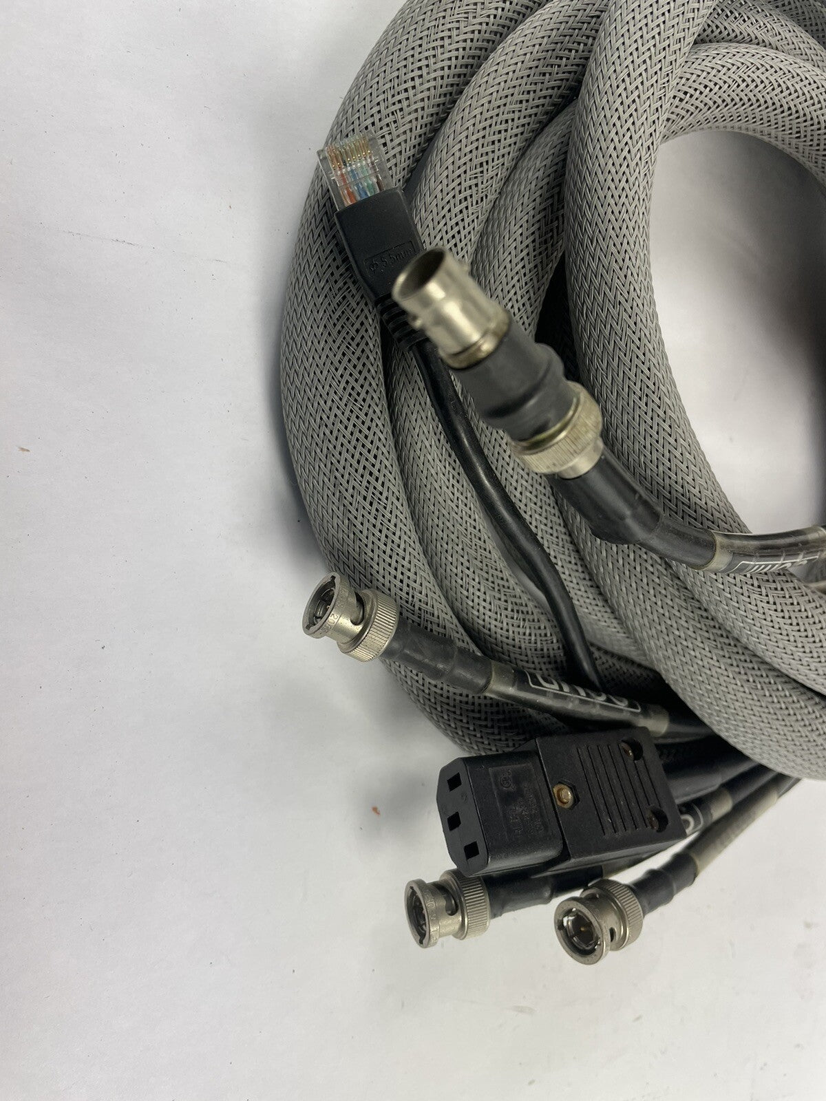 Breakout box Audio Snake 4 inputs Neutrik powerCON 20A EtherCon RJ45 BNC chassis