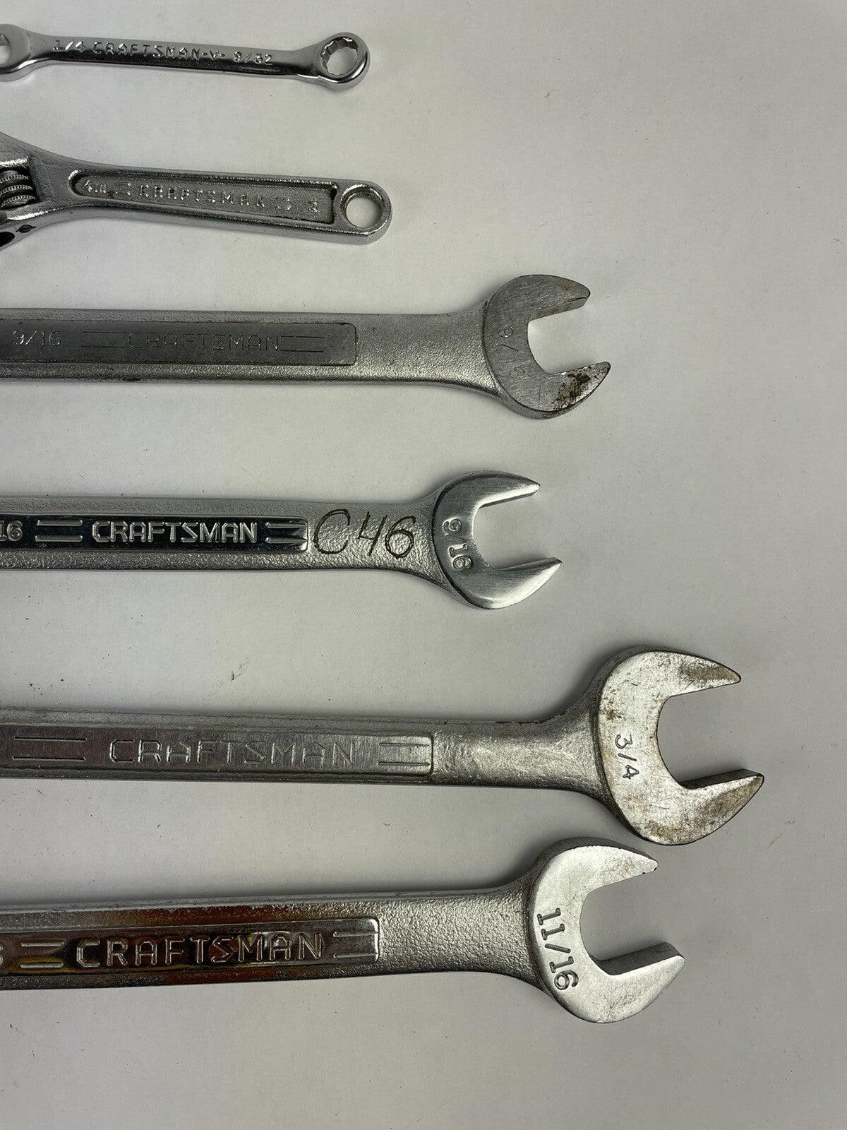 Lot of Vintage Craftsman Wrenches