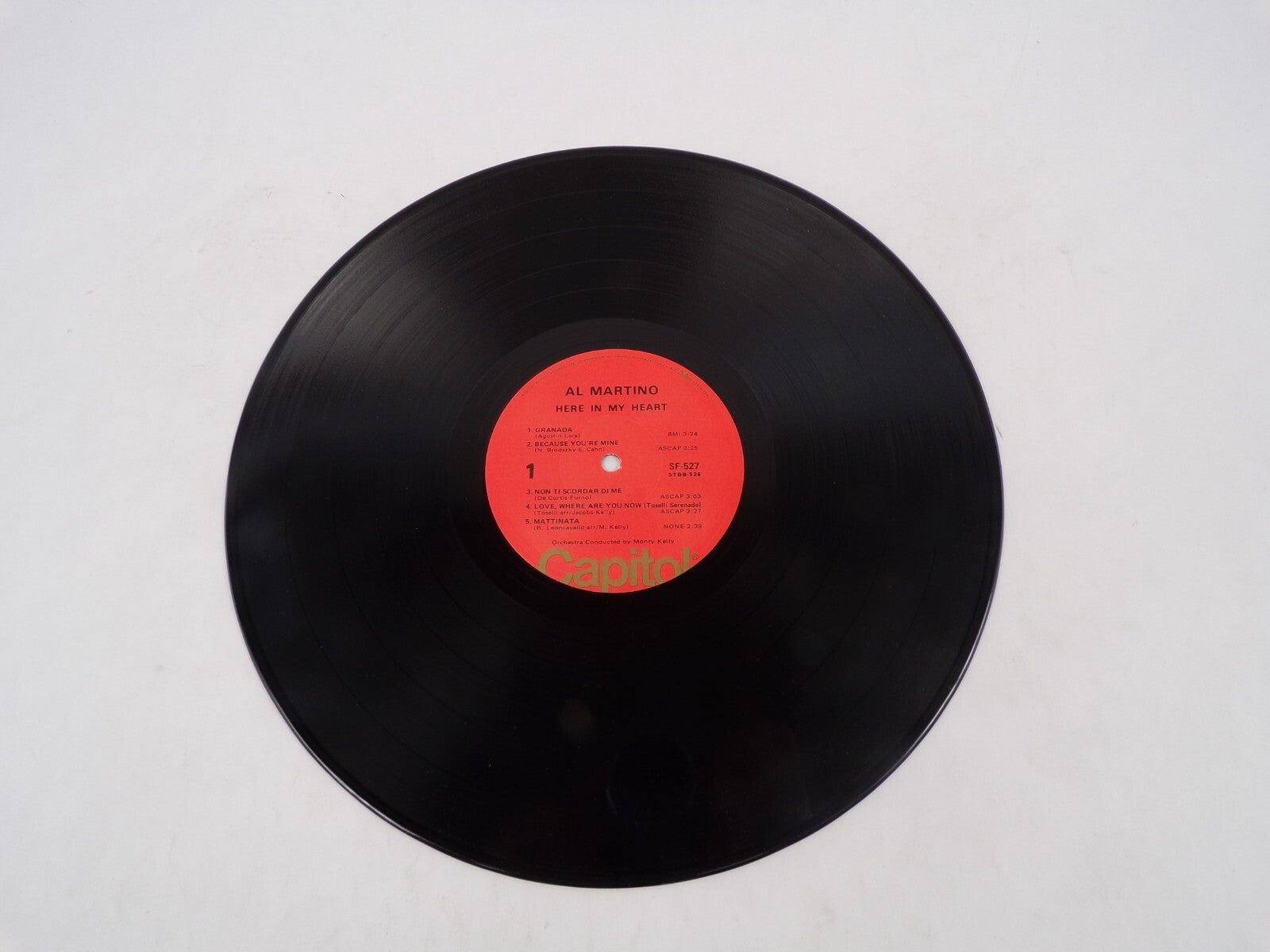 Al Martino Here In My Heart Granada Because You're Mine Mattinata Vinyl Record