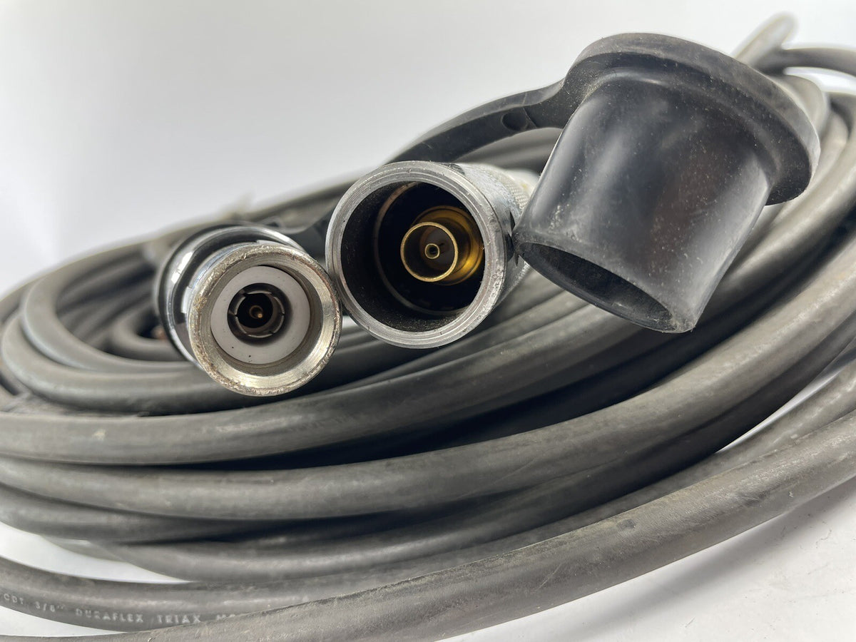 100ft ADC Commscope TCP-B38 ProAx Triaxial Male & Female Camera Connector 75 ohm