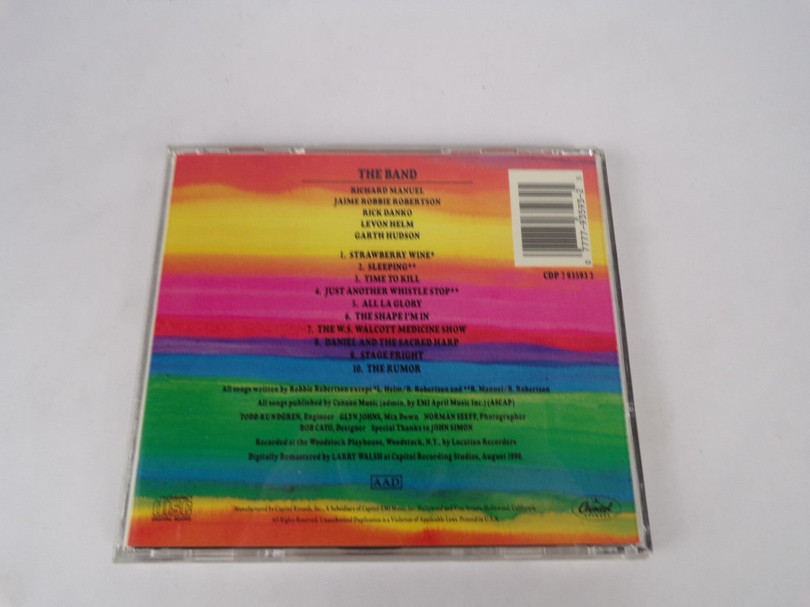The Band Stage Fright CD #10