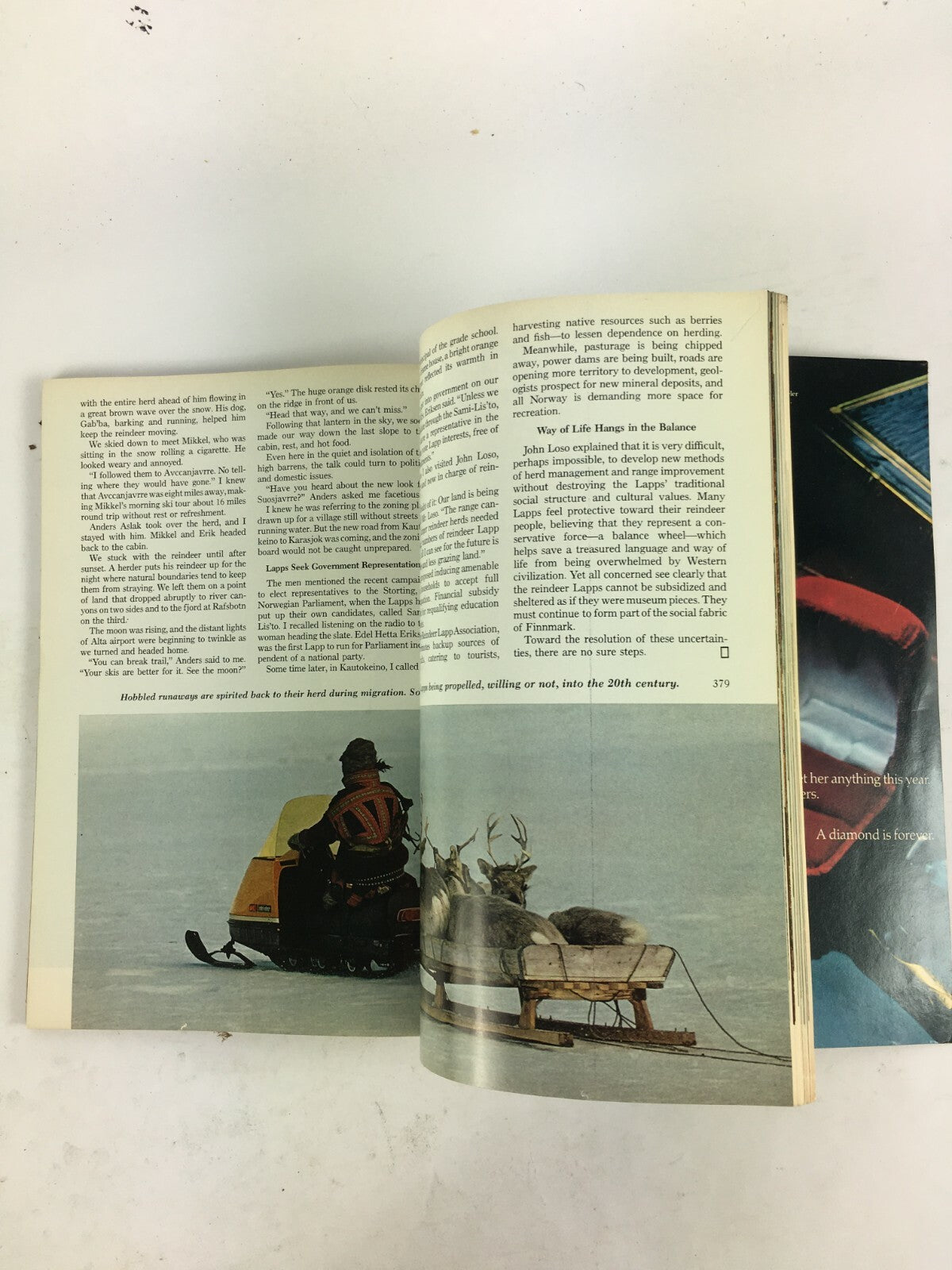 September 1977 National Geographic Magazine Leonardo Da Vinci Norways Lapps