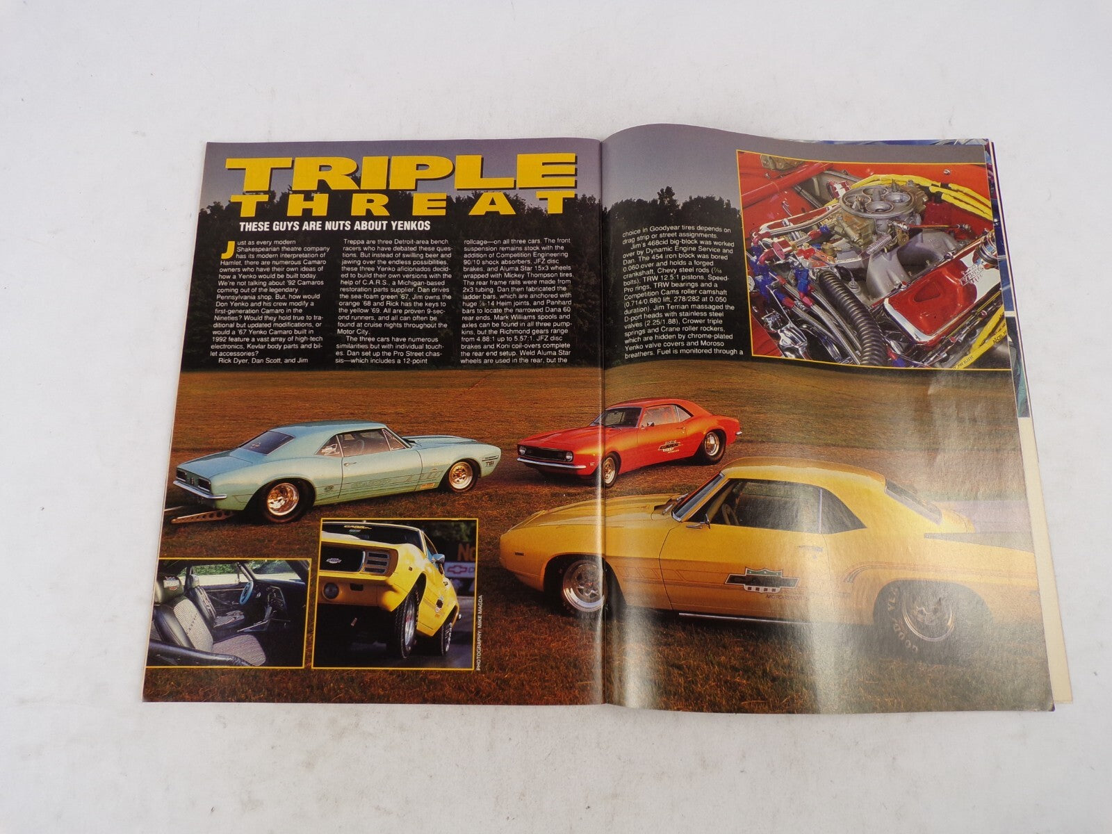 October 1992 Chevy High Performance Camaro Special 100 Resto Parts Sources Plus