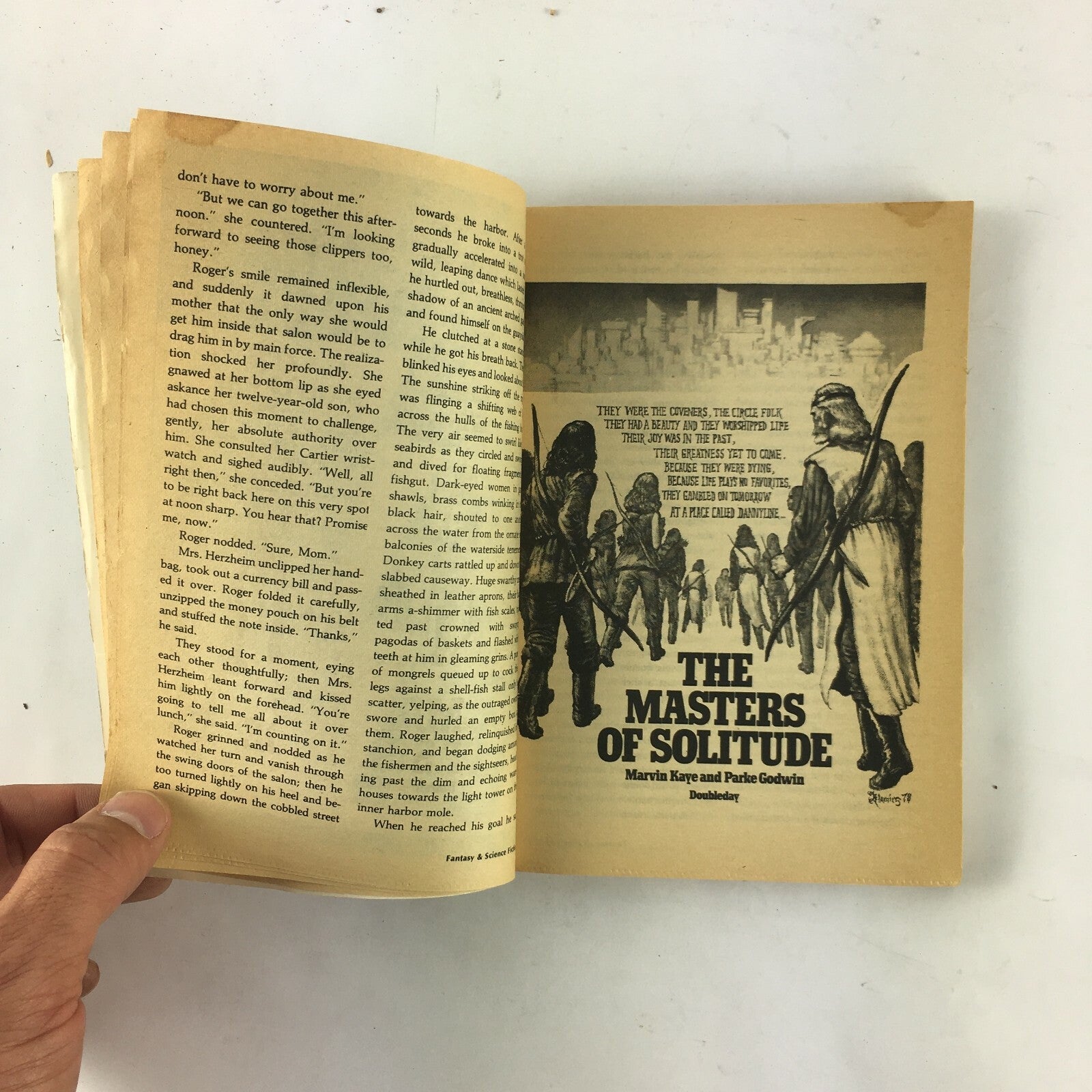 August Fantasy&Science Fiction Magazine Richard Cowper Charles L.Grant George