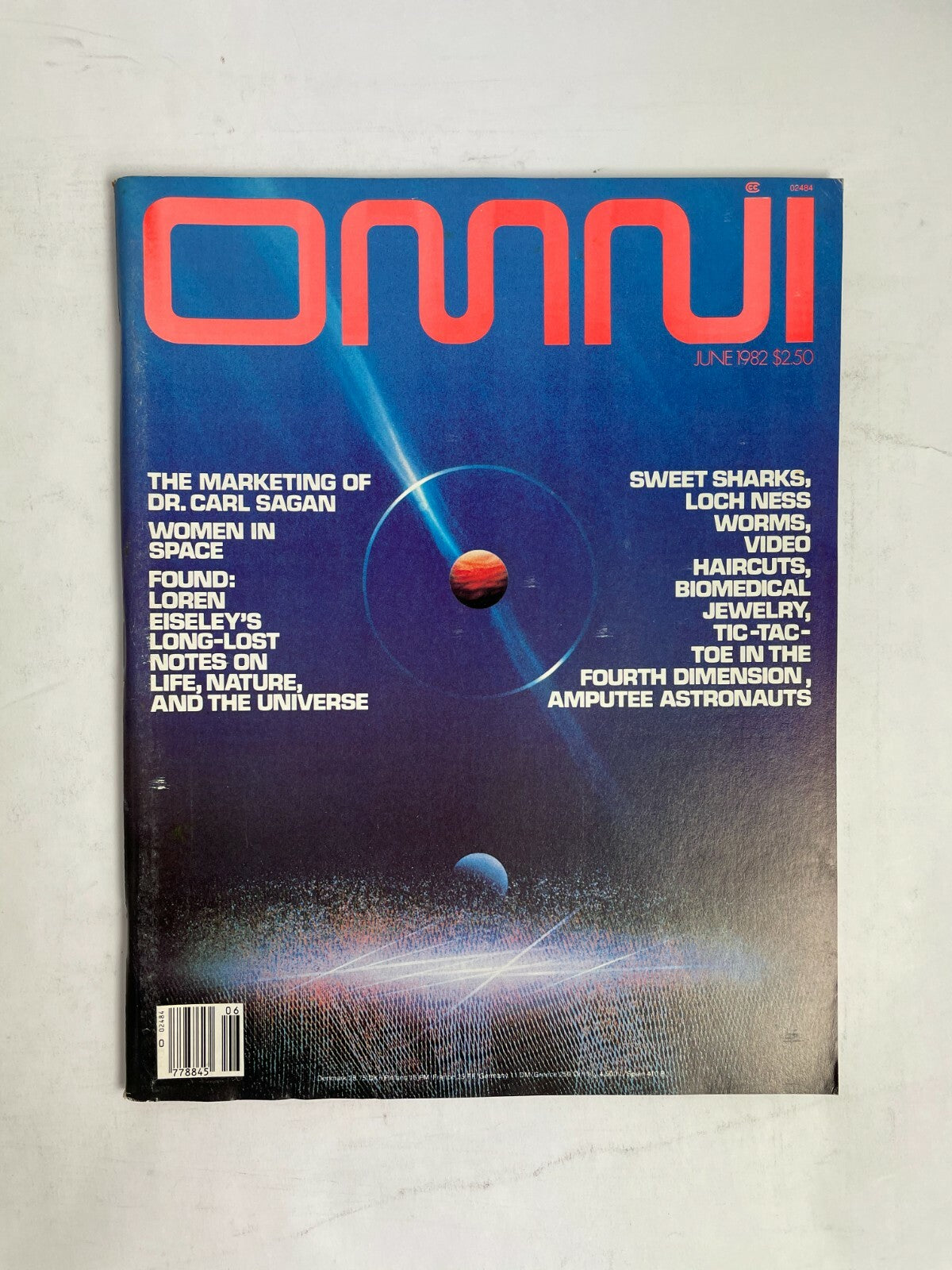 June 1982 Omni Magazine Sweet Sharks Haircuts Women In Space Amputee Astronauts
