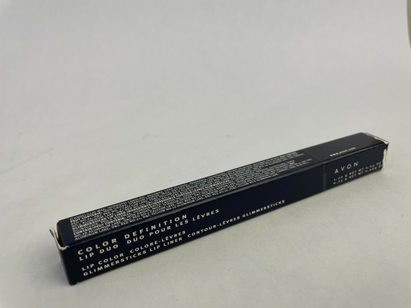 Avon Color Definition Lip Duo Pour Les Levres Diaphane Glimmersticks 1.20g Q1