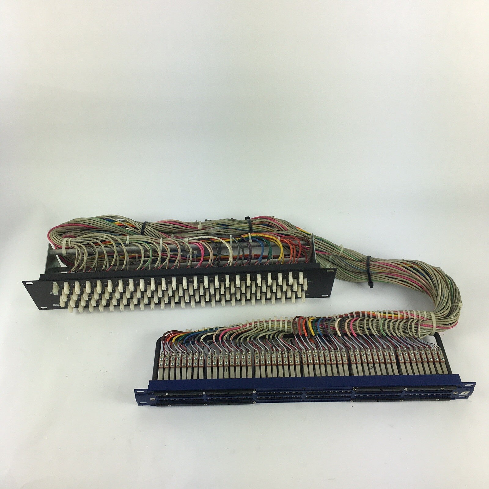 Blue Rean Neutrik TT Bantam 96 Point Patch Bay Wired e3 panel 96 connectors HN