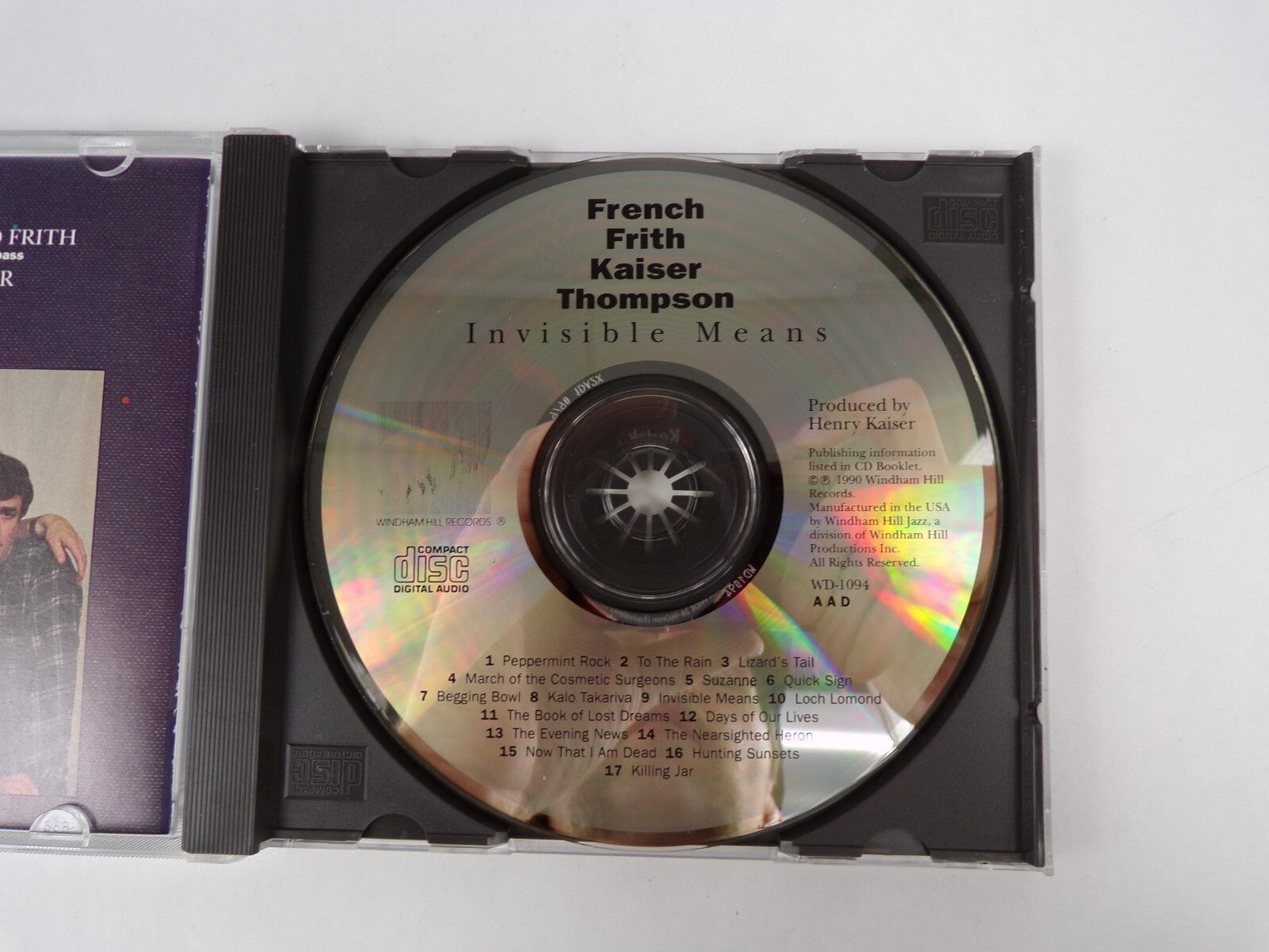 French Frith Kaiser Thompson Invisble Means CD #11