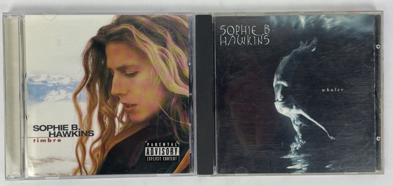 2 x Sophie B. Hawkins - Timbre 1999 Sony - WHALER 1994 Sony - Digital Audio CD