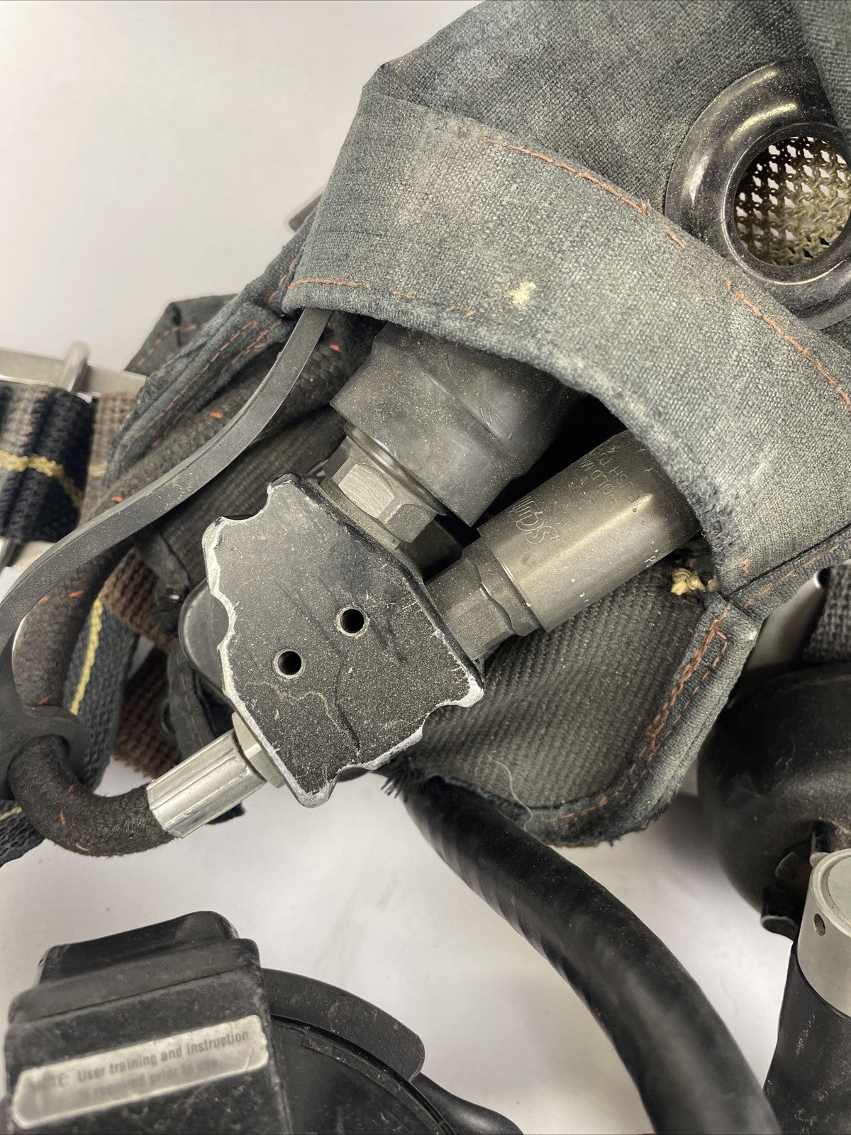 SCOTT SAFETY 4.5 4500 SCBA Air Pack Harness EZ-Flow Air Pak Plus with Sensor a