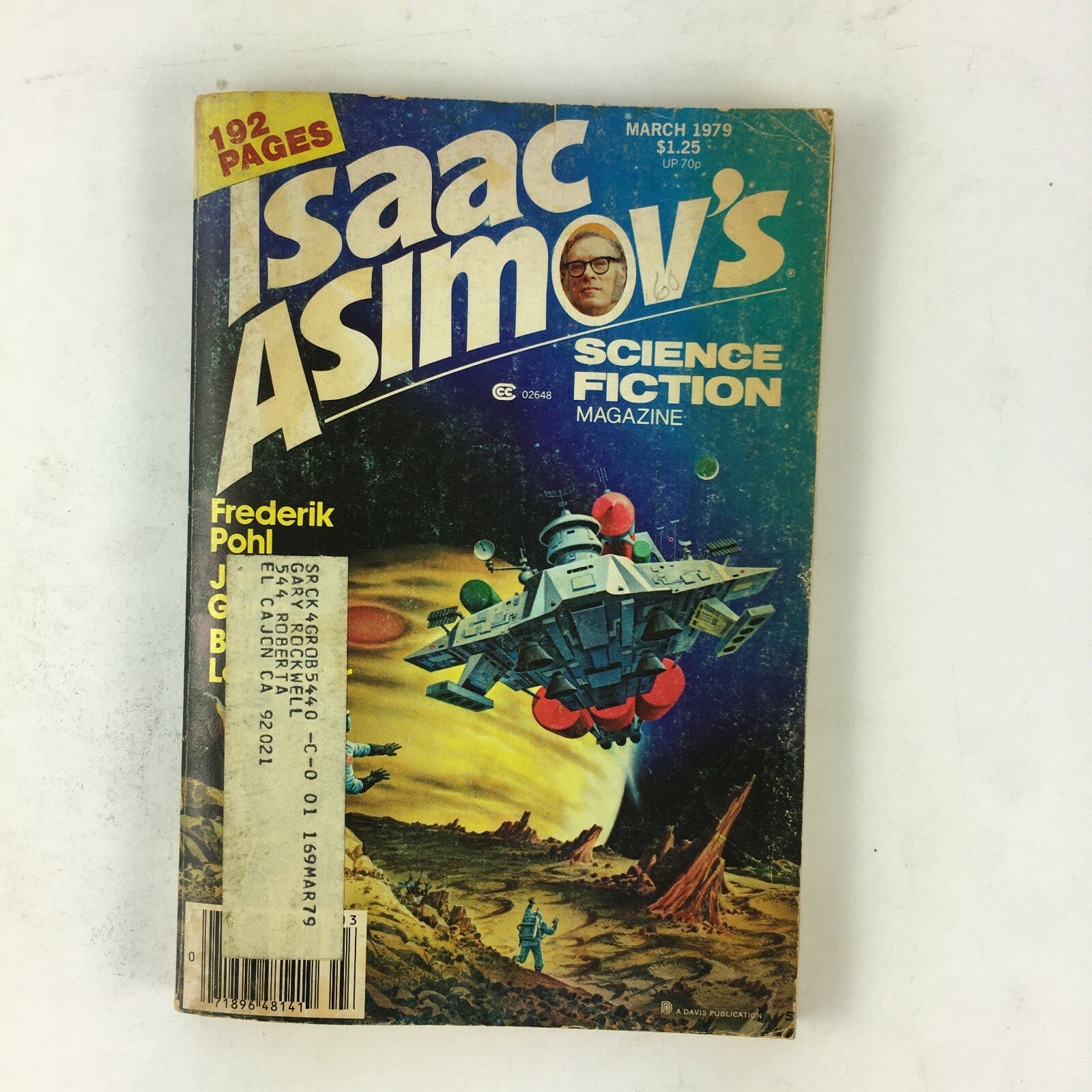 March 1979 Isaac Asimov's Science Fiction Magazine Frederik Pohl