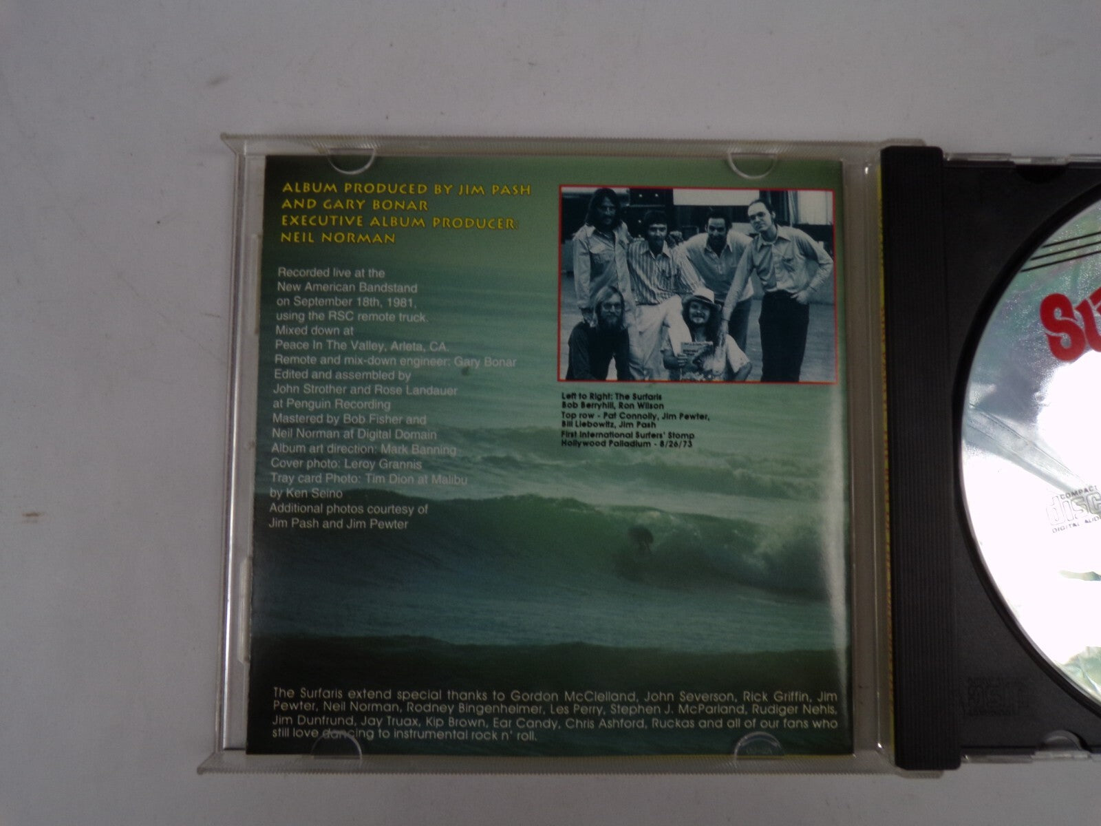 Surf Party wipe Out Tequila Surfer Joe Point Panic Pipeline Apache CD#40