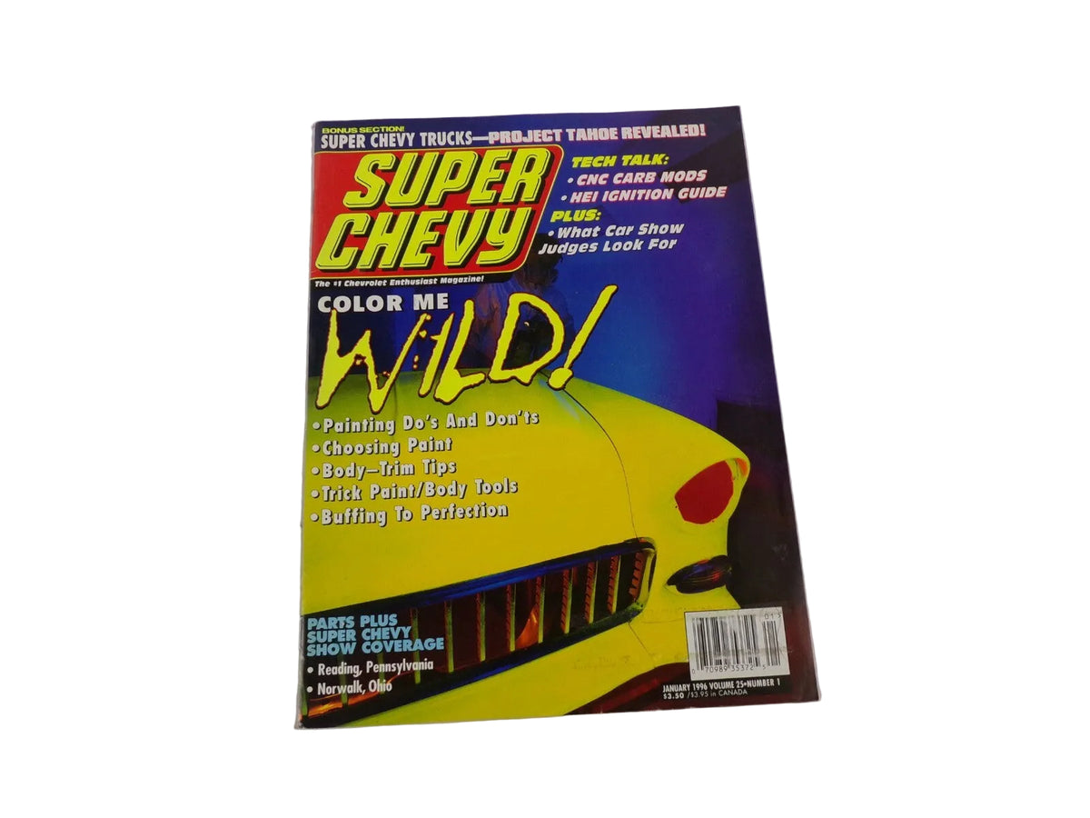 Muscle Machines Magazine January 1996 Super Chevy Trucks