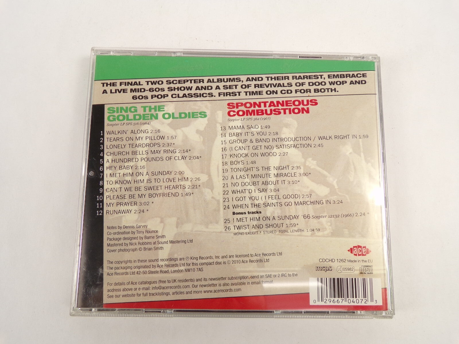 The Shirelles Sing The Golden Oldies Spontaneous Combustion Boys CD#51