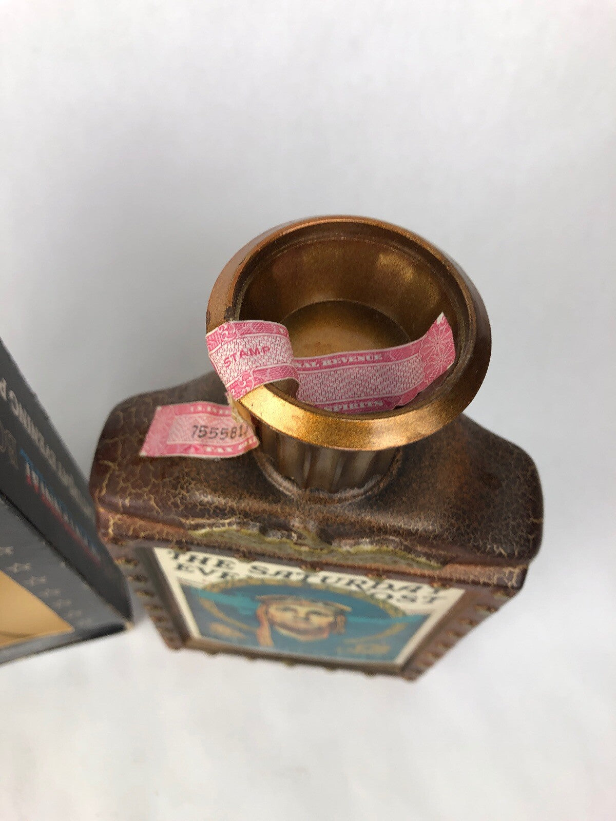 Jim Beam AVIATION pioneer SATURDAY EVENING POST decanter ROCKWELL W Box