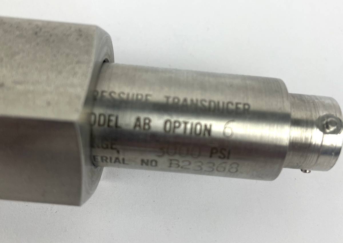 OEM Data Instruments Model AB Option 6 3000 PSI pressure transducer