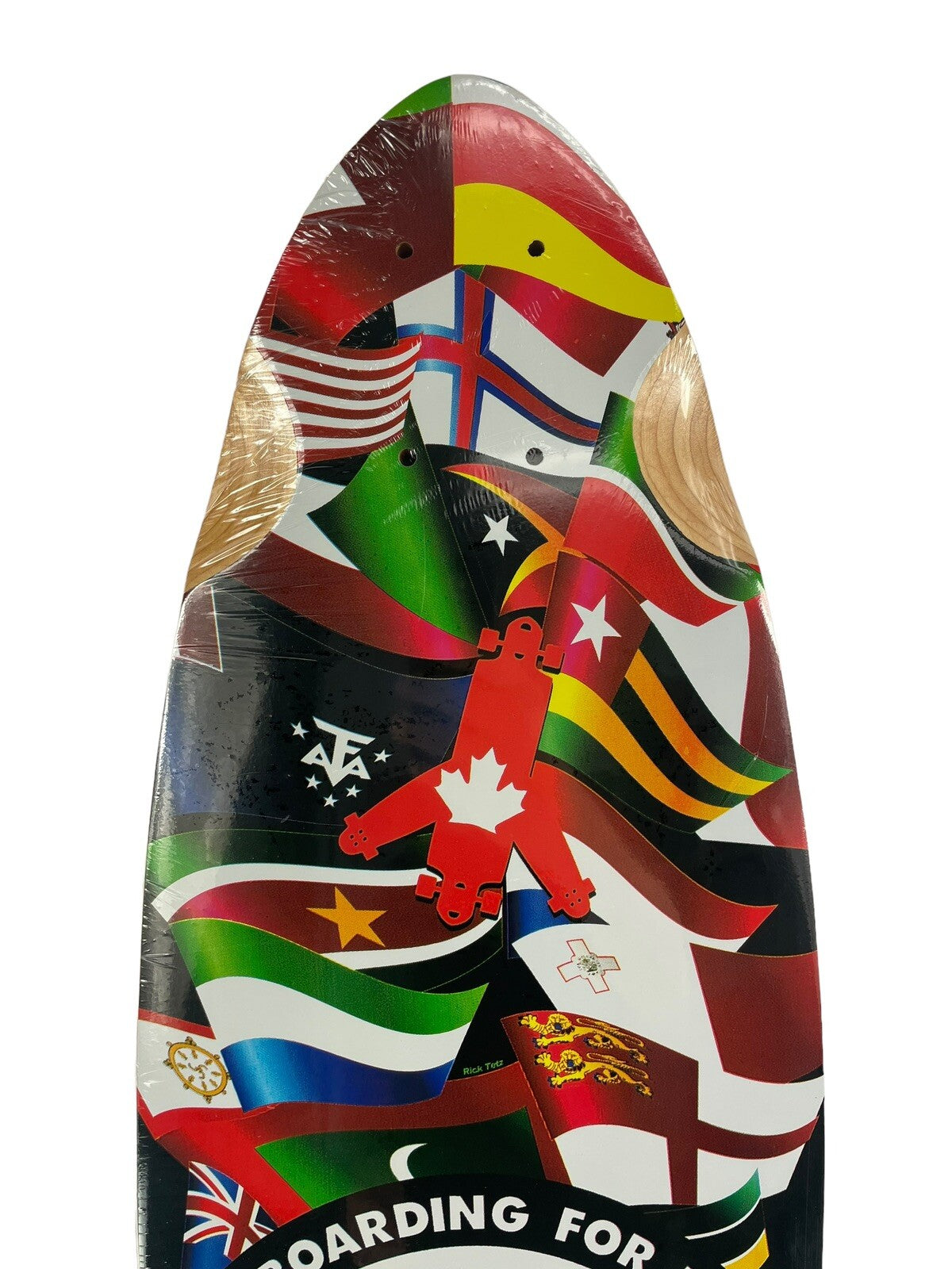 Longboarding for Peace Pintail Longboard 9" x39.128" free ride deck