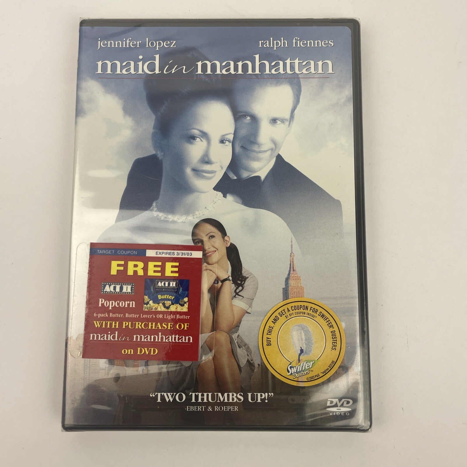 Maid in Manhattan (DVD, 2001/2002) Jennifer Lopez Ralph Fiennes - Brand New