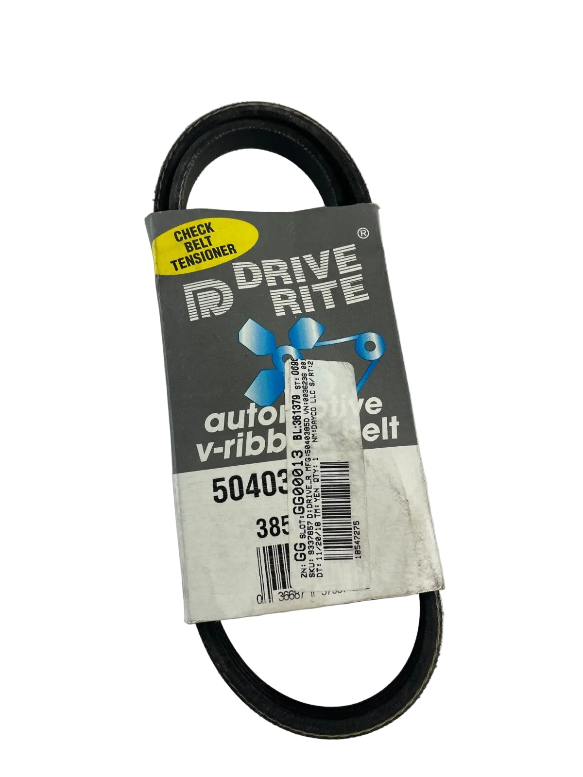 OEM Dayco Drive Rite 5040385DR Premium Utility V-belt A10