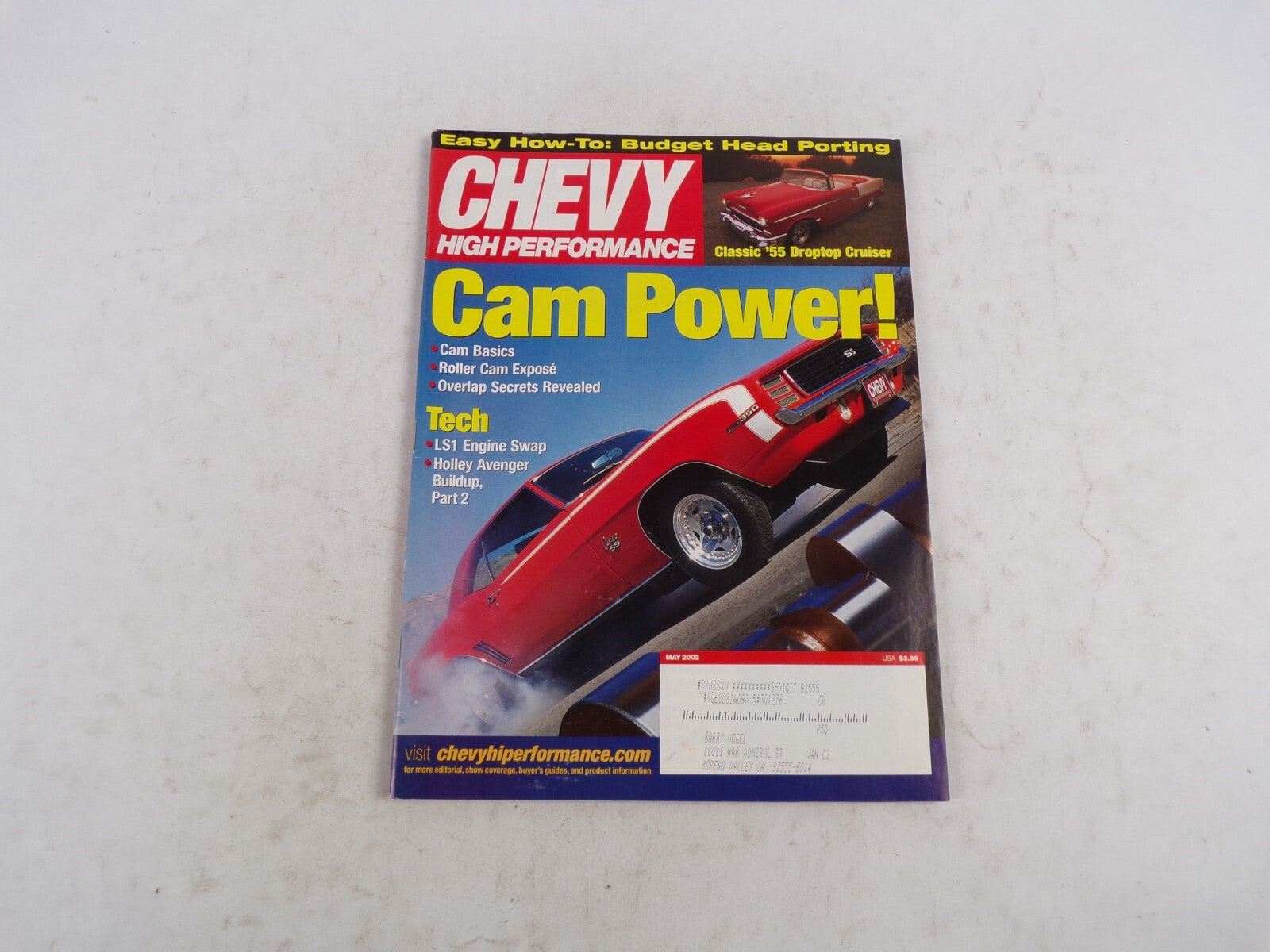 May 2002 Chevy High Performance Cam Power! Easy How-To: Budget Head Porting Basi