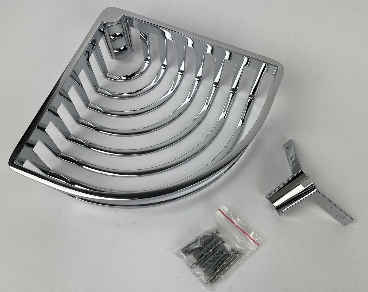 Rubi SOLIGO Maya RMA912CP chrome corner shower soap holder