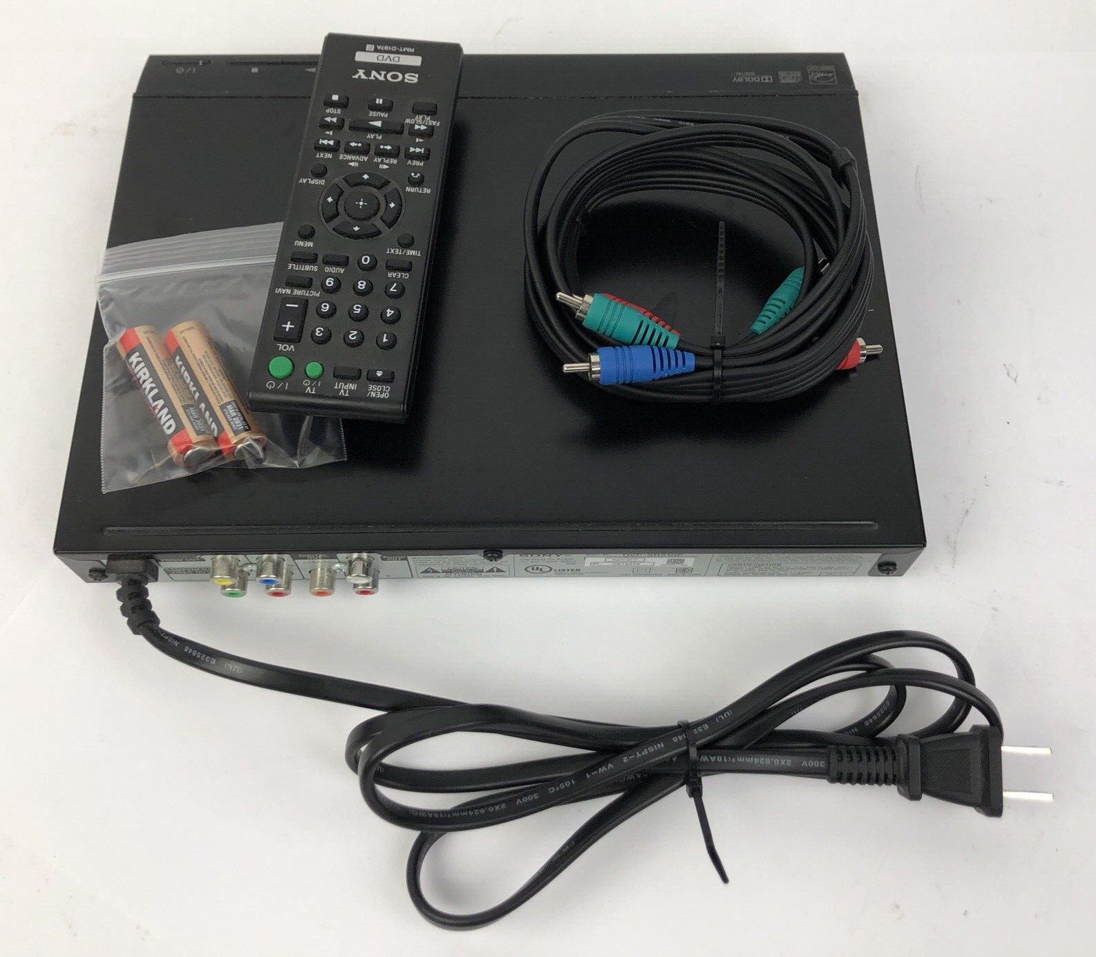 OEM Sony CD / DVD Player DVP-SR210P w Remote Control Sony RMT-D197A * VGC LOOK
