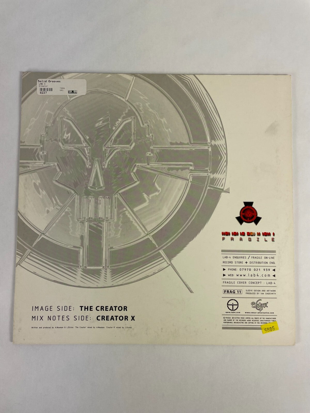 Fragile Vinyl Record
