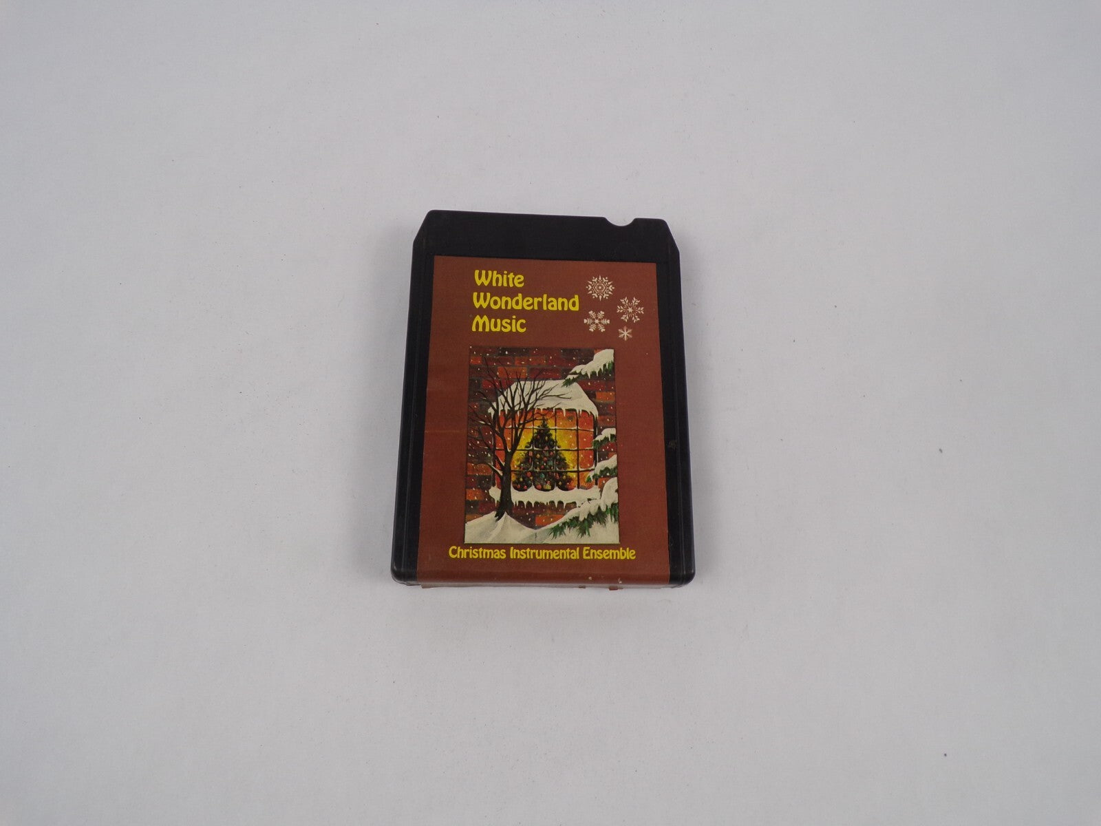 White Wonderland Music Jingle Bells Little Christmas Stereo Tape Cartridge