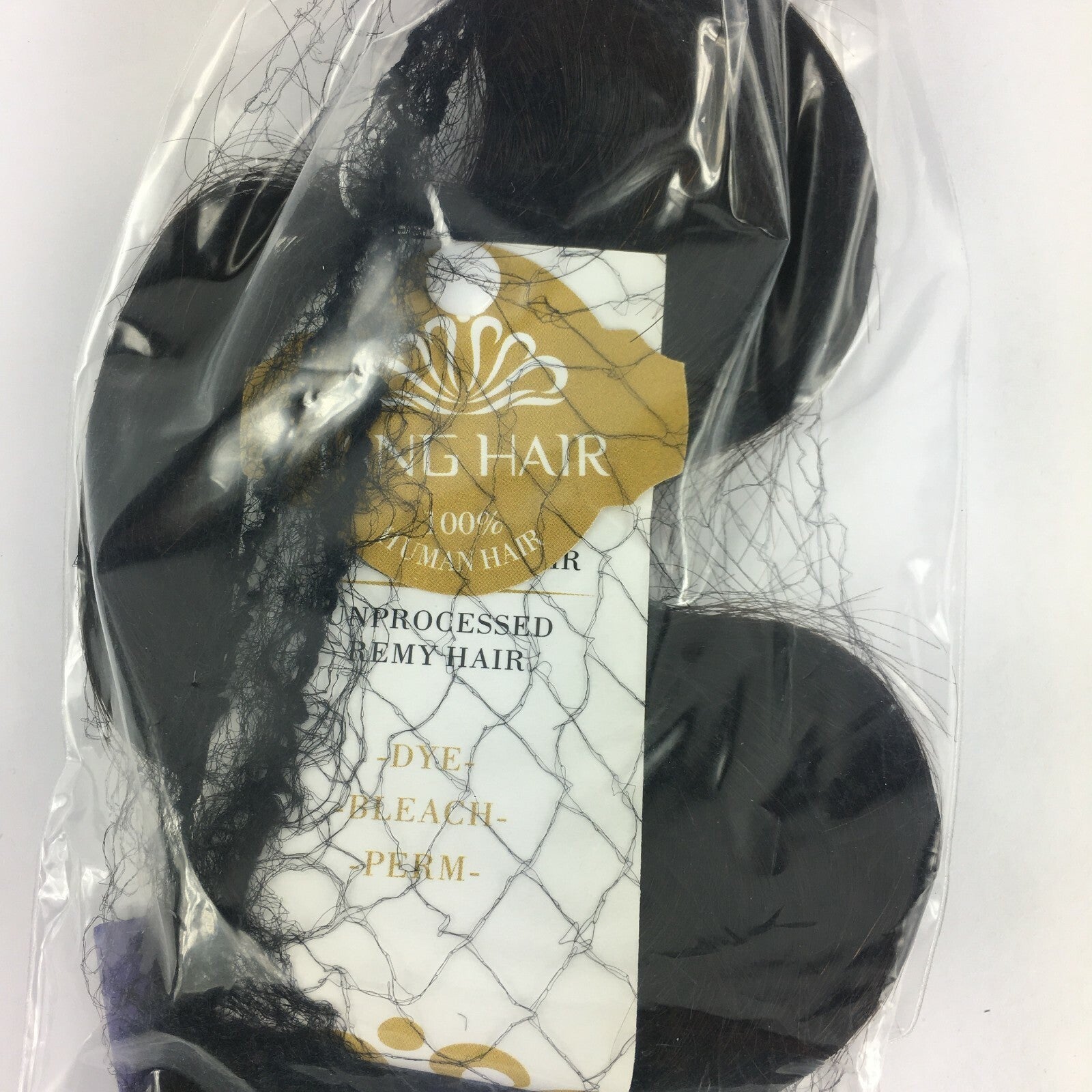 Brand New King Hair 100% Human Unprocessed Hair Size 22" Curly Style Black A3
