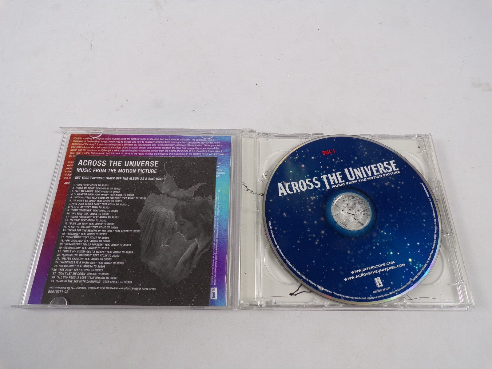 Across The Universe Music From The Motion Picture Sound Track CD#43