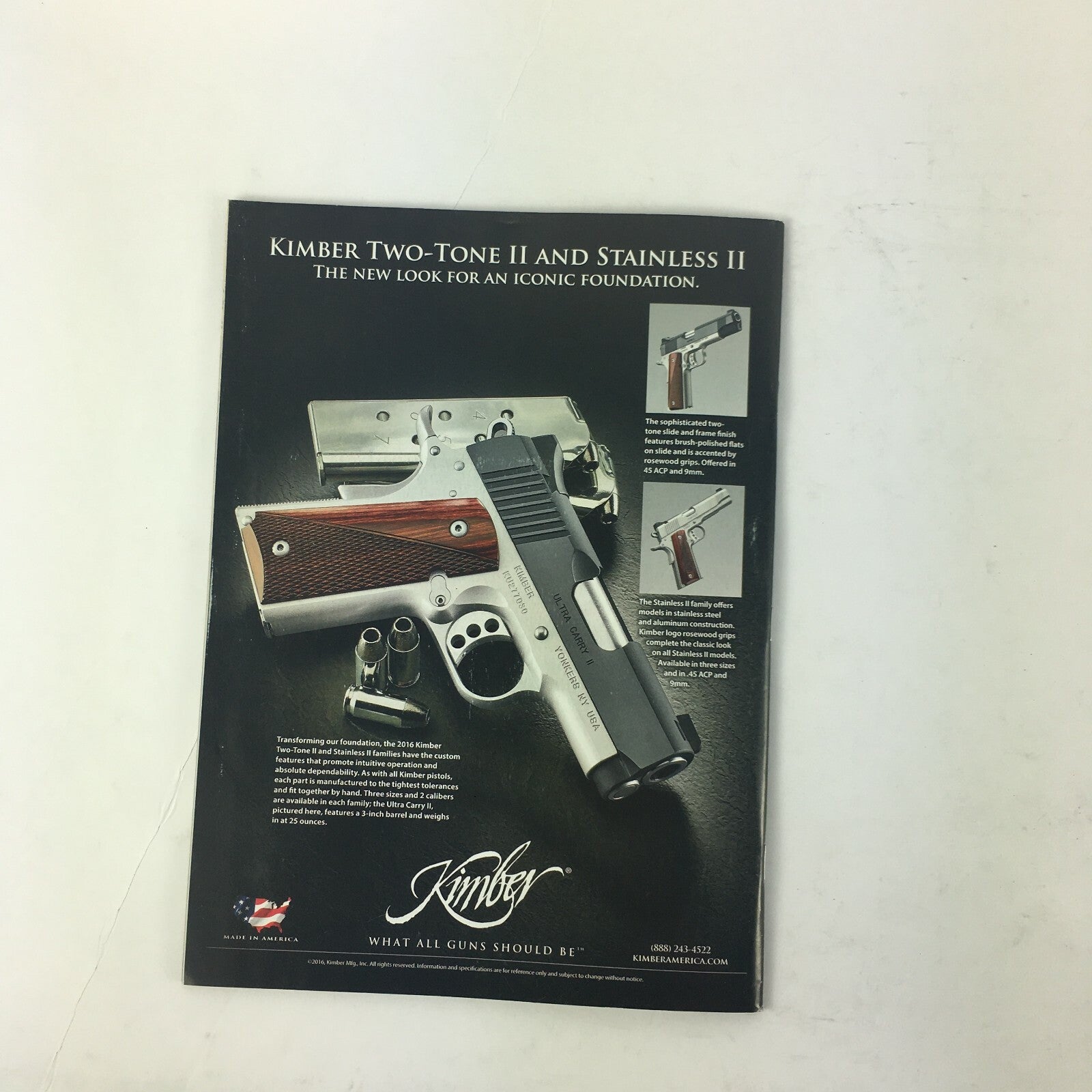 May 2016 American Rifleman Magazine SIG Sauer's Legion Series Golden Bullseye
