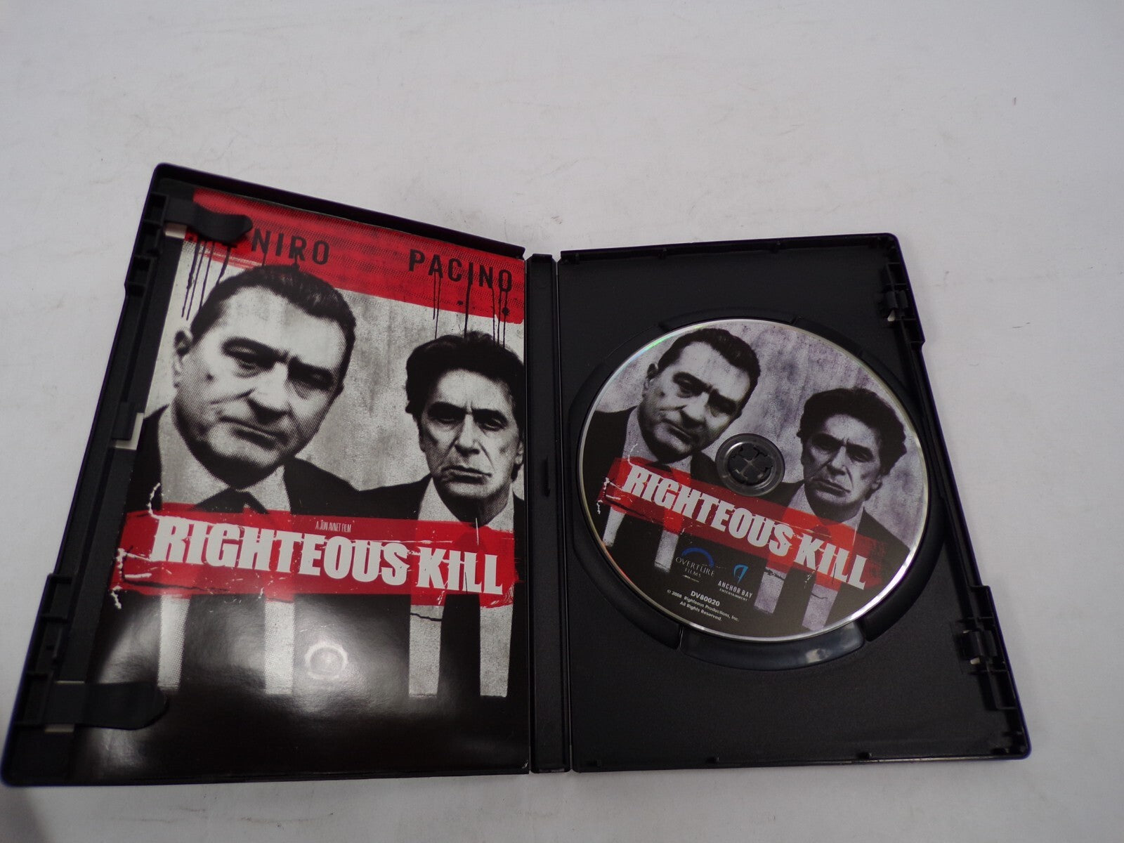 Righteous Kill Deniro Pacino A Jon Avnet DVD Movies