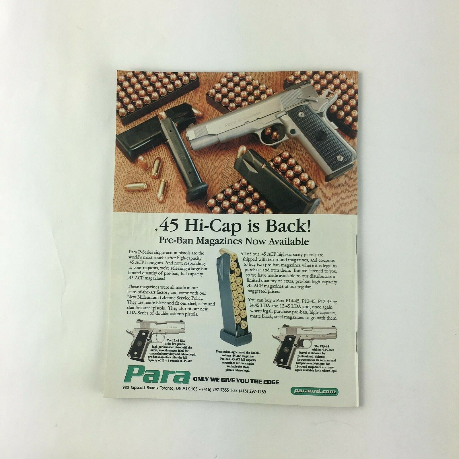 June 2002 Guns & Ammo Magazine Let's Roll! Wilson's Combat Trio Beretta Model 87