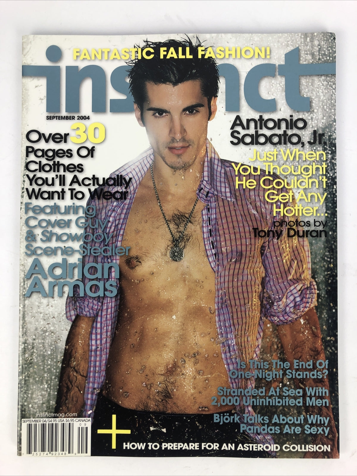 2004 September INSTINCT Magazine Antonio Sabsto Jr. Adrian Armas *VGC*
