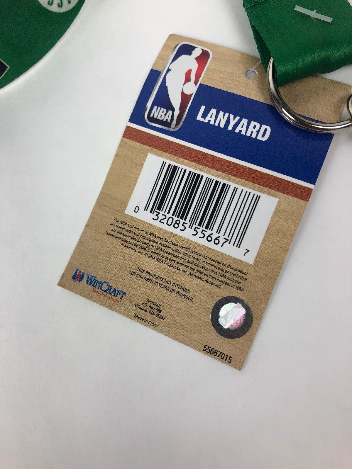Officially Licensed NBA Boston Celtics Lanyard with Detachable Keychain Buckle