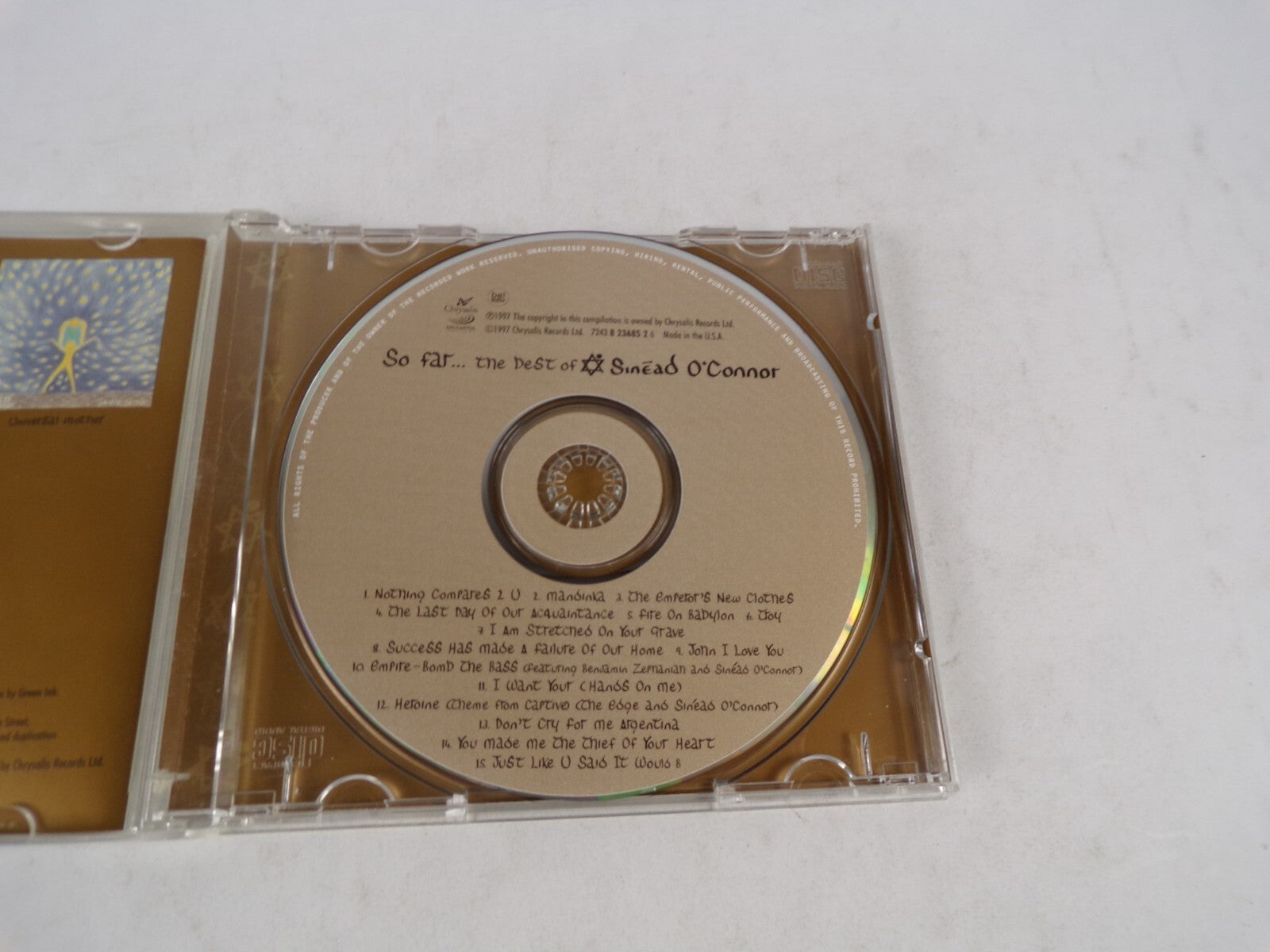 So Far The Best Of Smead O'Connor Nothing Compares 2 U Mansinka The Empera CD#19