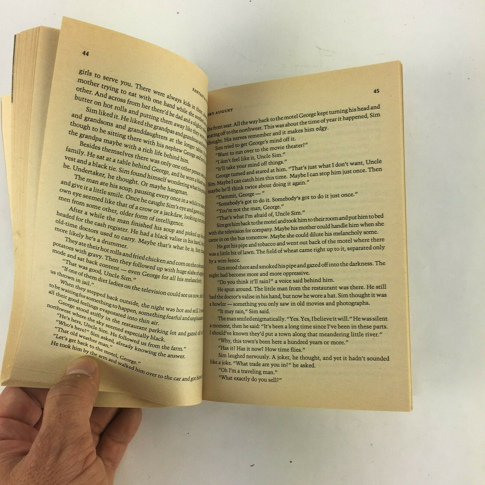 August Fantasy&Science Fiction The Amber Room Ian Watson Gregory Benford Robert