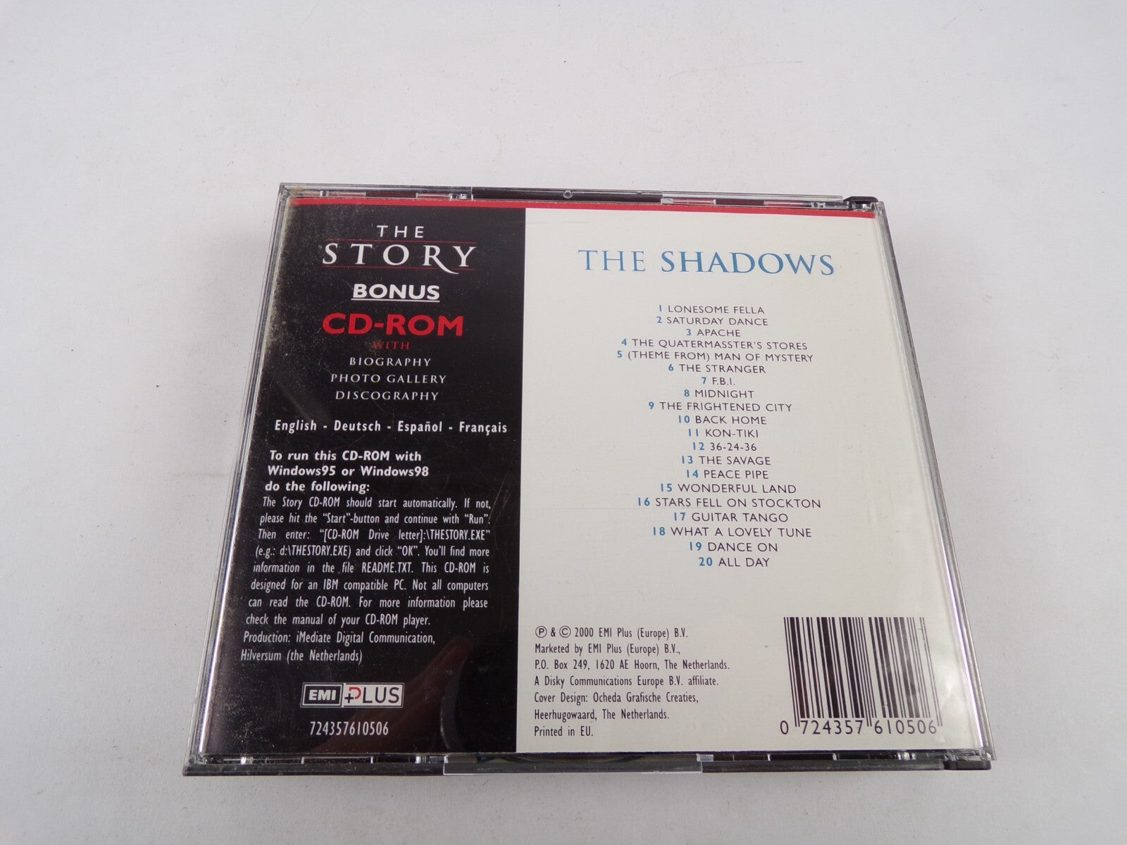 The Shadows The Story Lonesome Fella SaturDay Dance The Stranger F.B.I CD#27