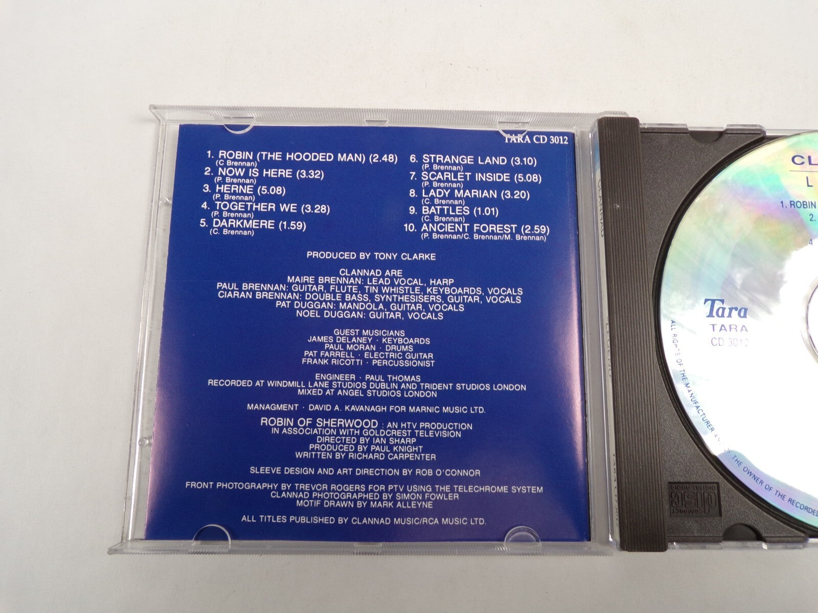 Clannad Legend Tara Cd 3012 Robin The Hooded Man Now Is Here CD#52
