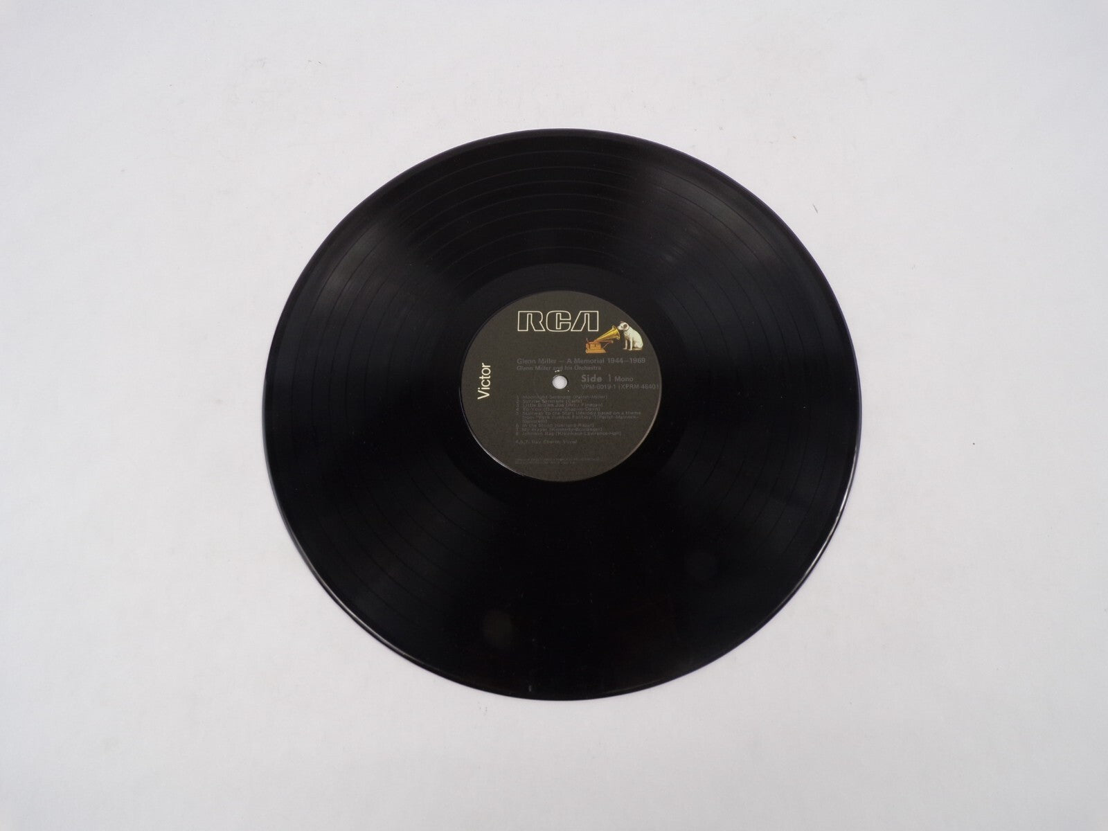 Glenn Miller A Memorial At Last American Patrol Seranade In Blue Vinyl Record
