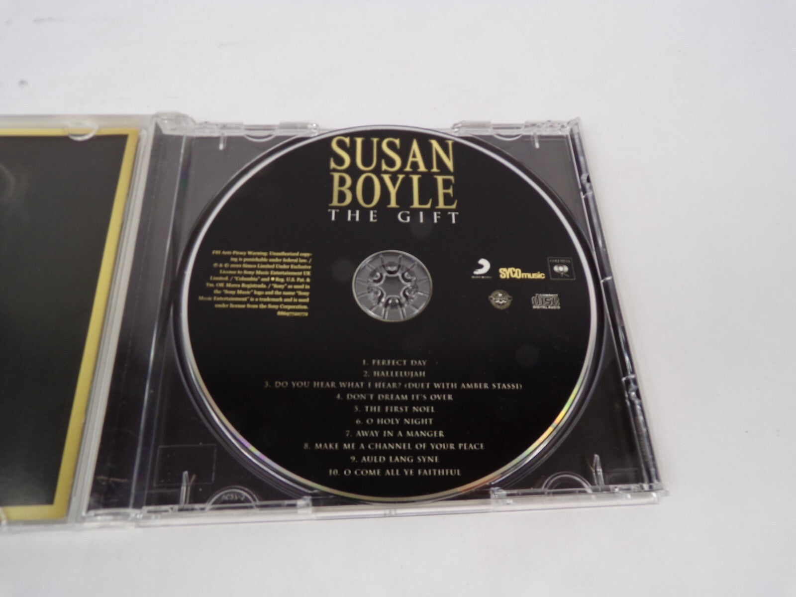 Susan Boyle The Gift Persect Day Hallelujah Do You Hear What I Hear? Don't CD#67