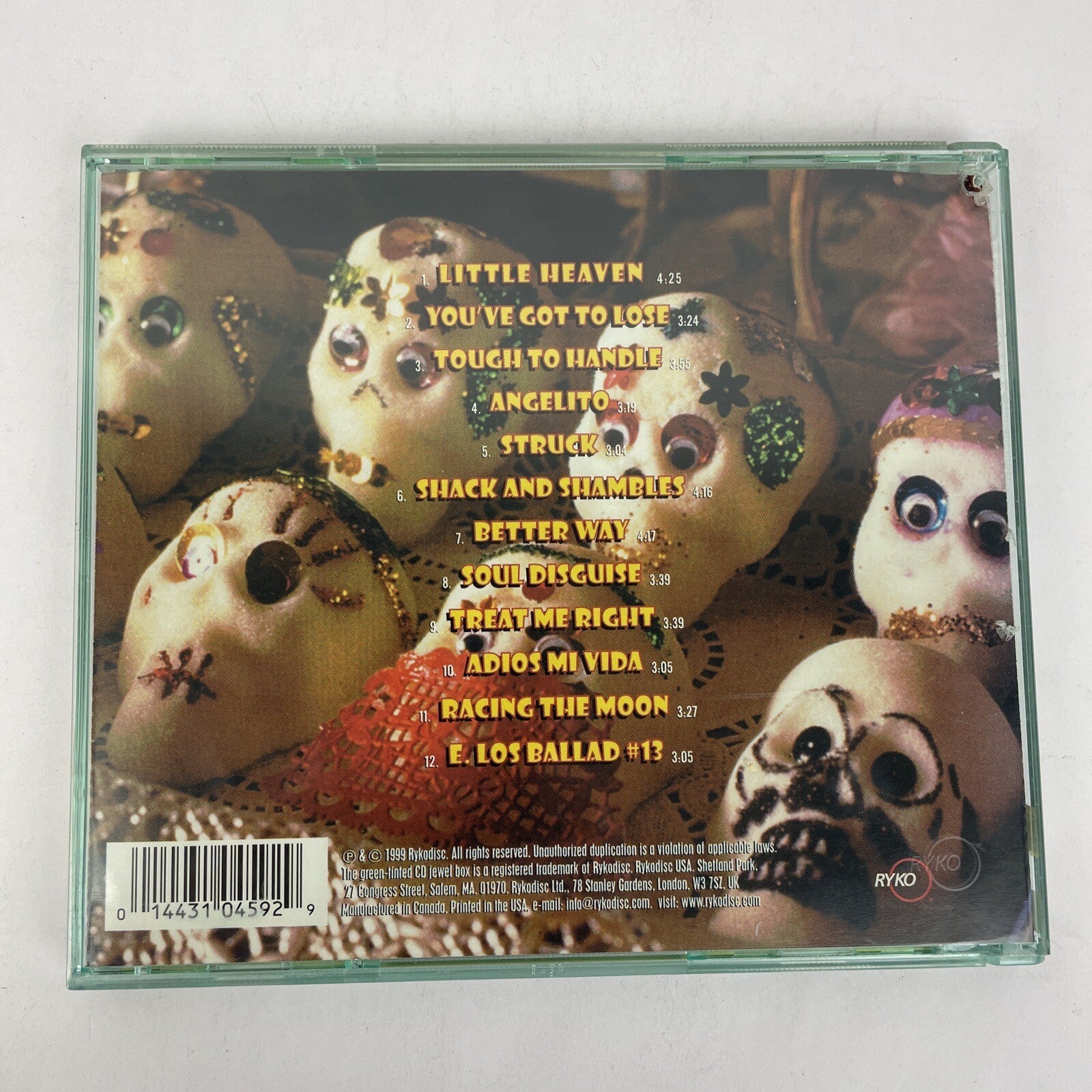 Cesar Rosas : Soul Disguise (Digital Audio CD, 1999, Rykodisc Records) MINT Cond