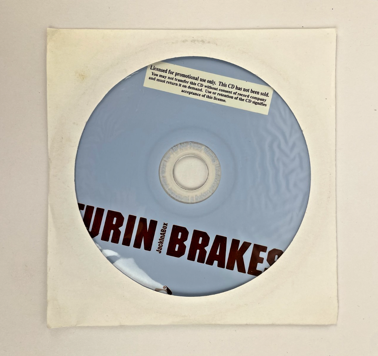 Turín Brakes Jack In A Box Digital Audio CD Mawlaw Records 2005