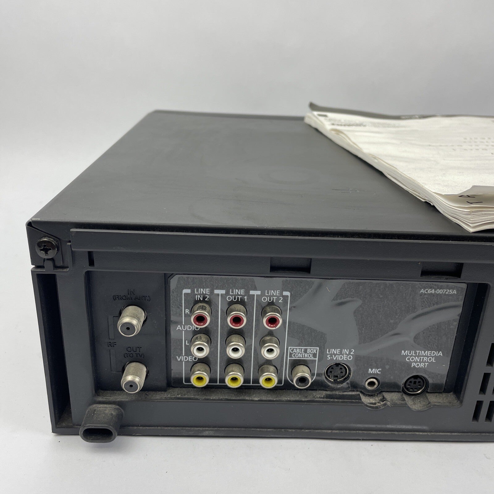 Go-Video DDV3120 Dual-Deck VHS VCR Recorder Player NO REMOTE - AS IS NOT TESTED