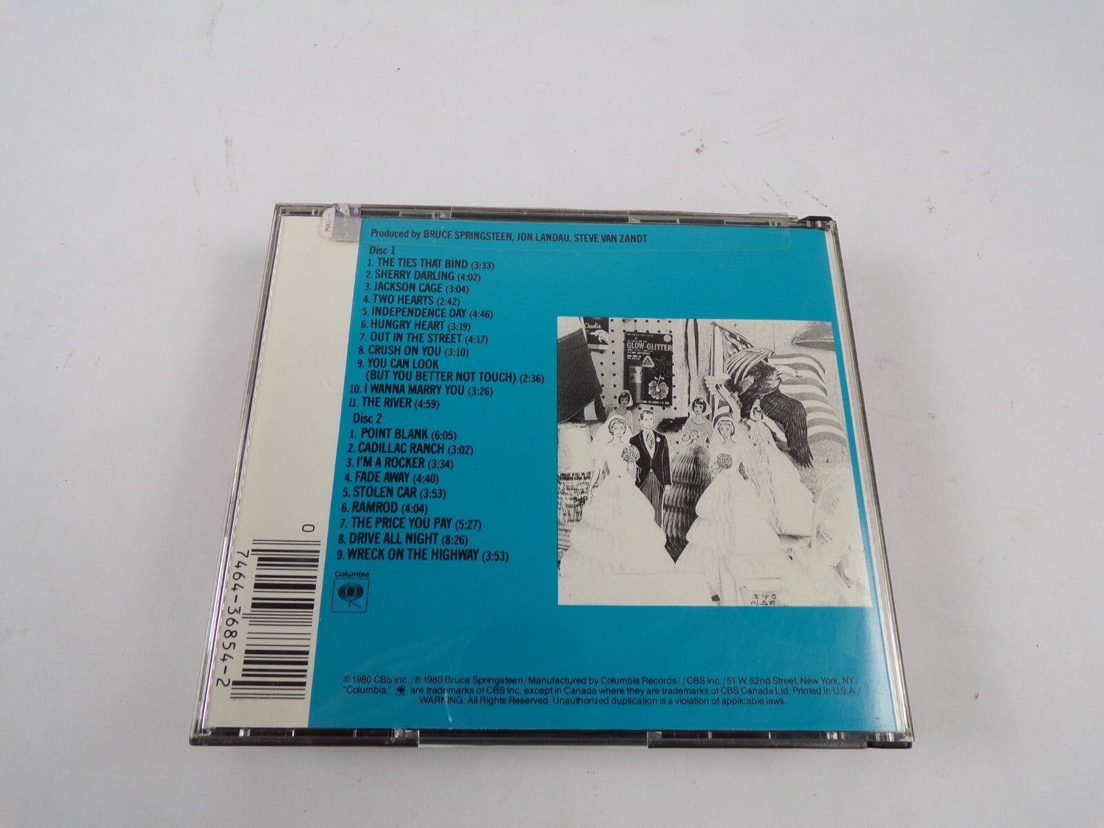Bruce Springsteen The River Point Blank JacksonCage Hungry Heart The River CD#61