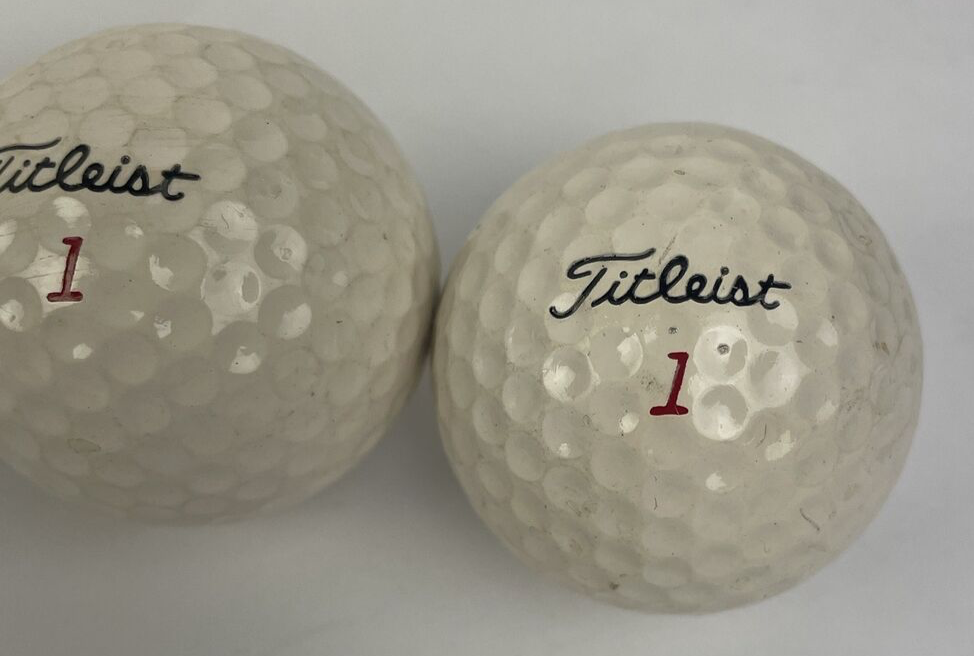 Titleist Golf by Acushnet Golf Balls Acushnet Lot of 3 x Balls #1 Vintage LOOK