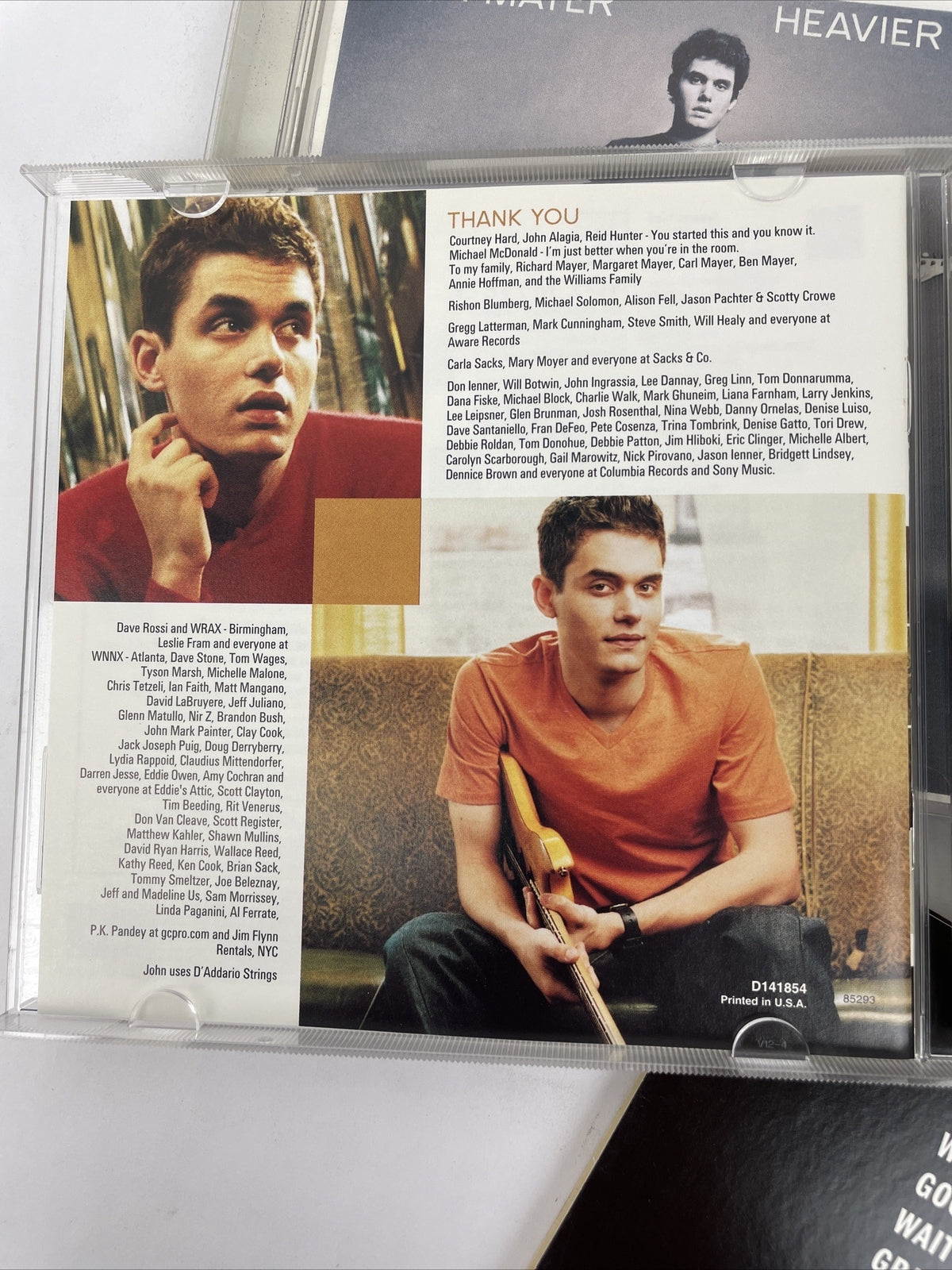 3 x John Mayer CD Lot - Room For Squares - Heavier Things - TRY Live in Concert